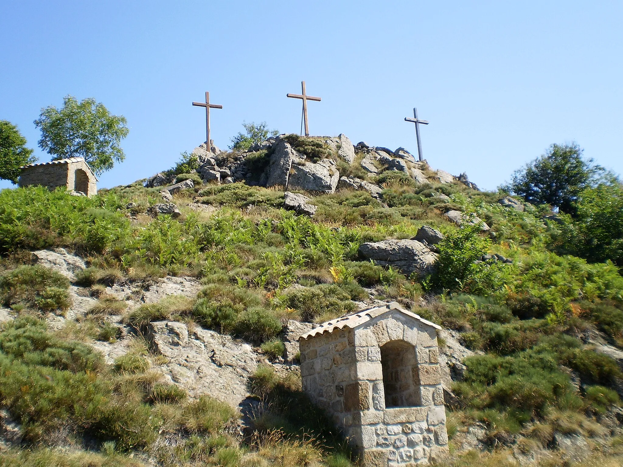 Photo showing: Le calvaire à Burzet 07450 Ardèche