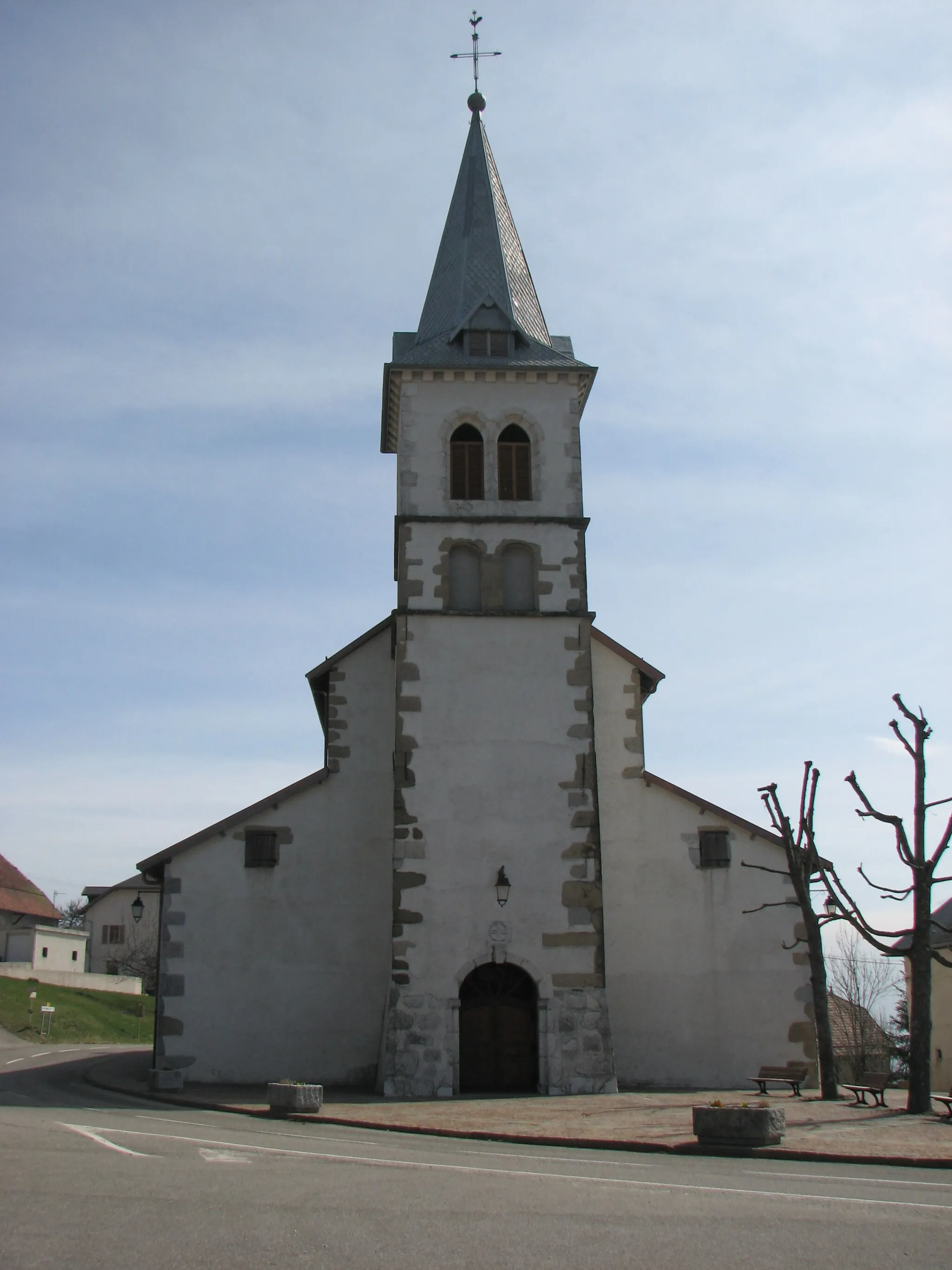 Photo showing: The church of Groisy