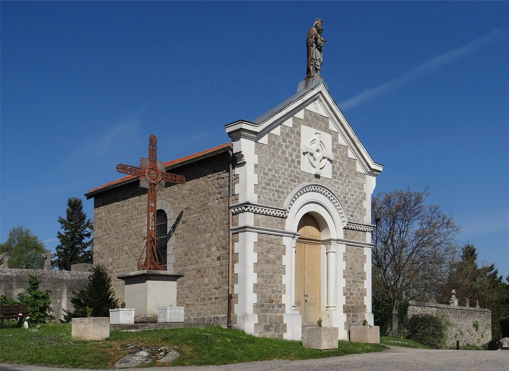 Photo showing: The Chapel of Saint Roch, Rontalon, Rhone, France
