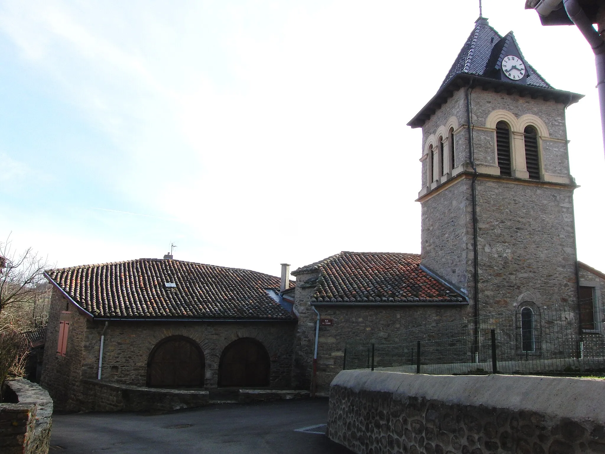 Photo showing: Saint-André-la-Côte church, Rhône, France