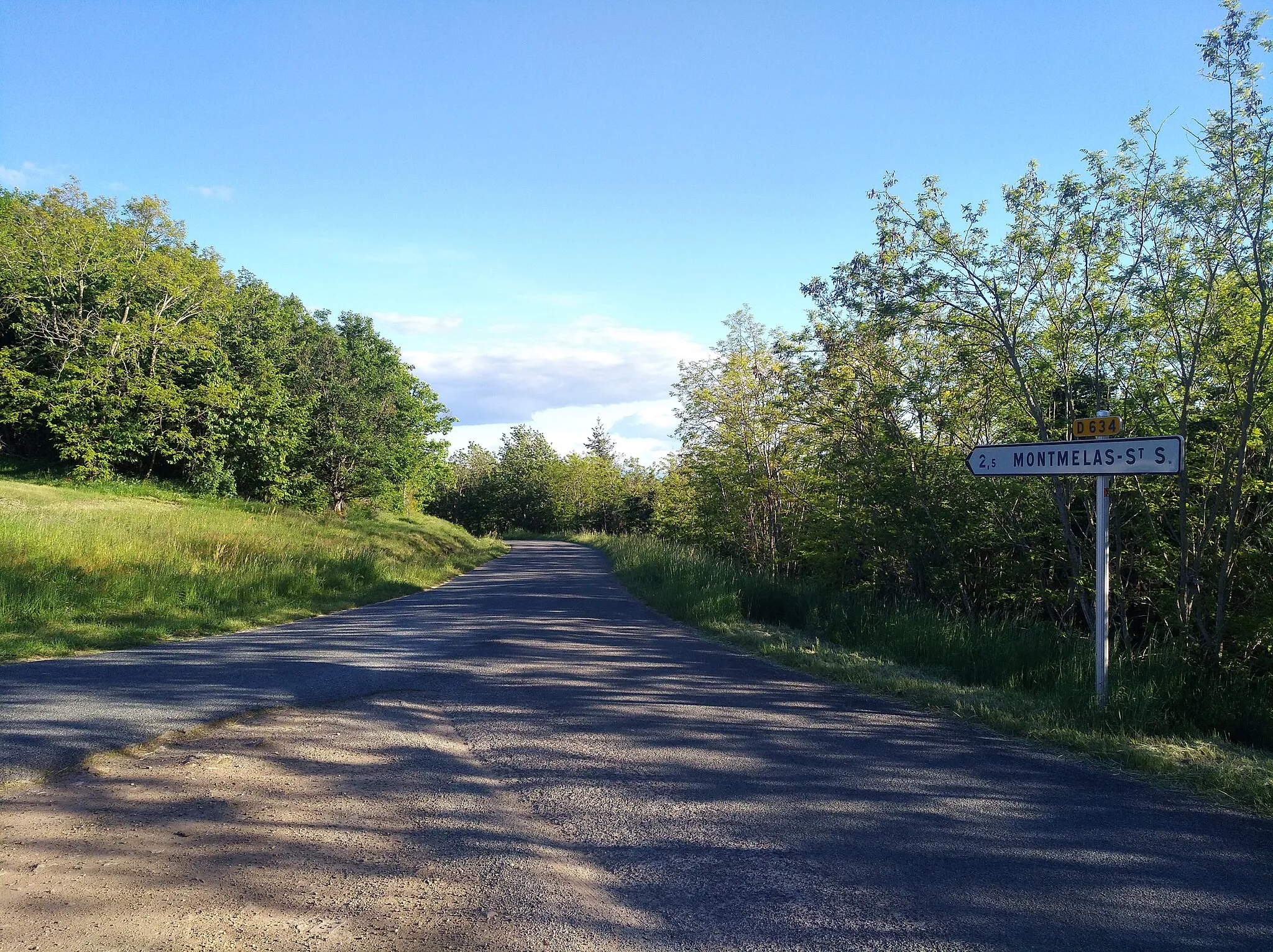 Photo showing: Vue du col de Saint-Bonnet, sur la commune de Montmelas-Saint-Sorlin, dans le département du Rhône (France).