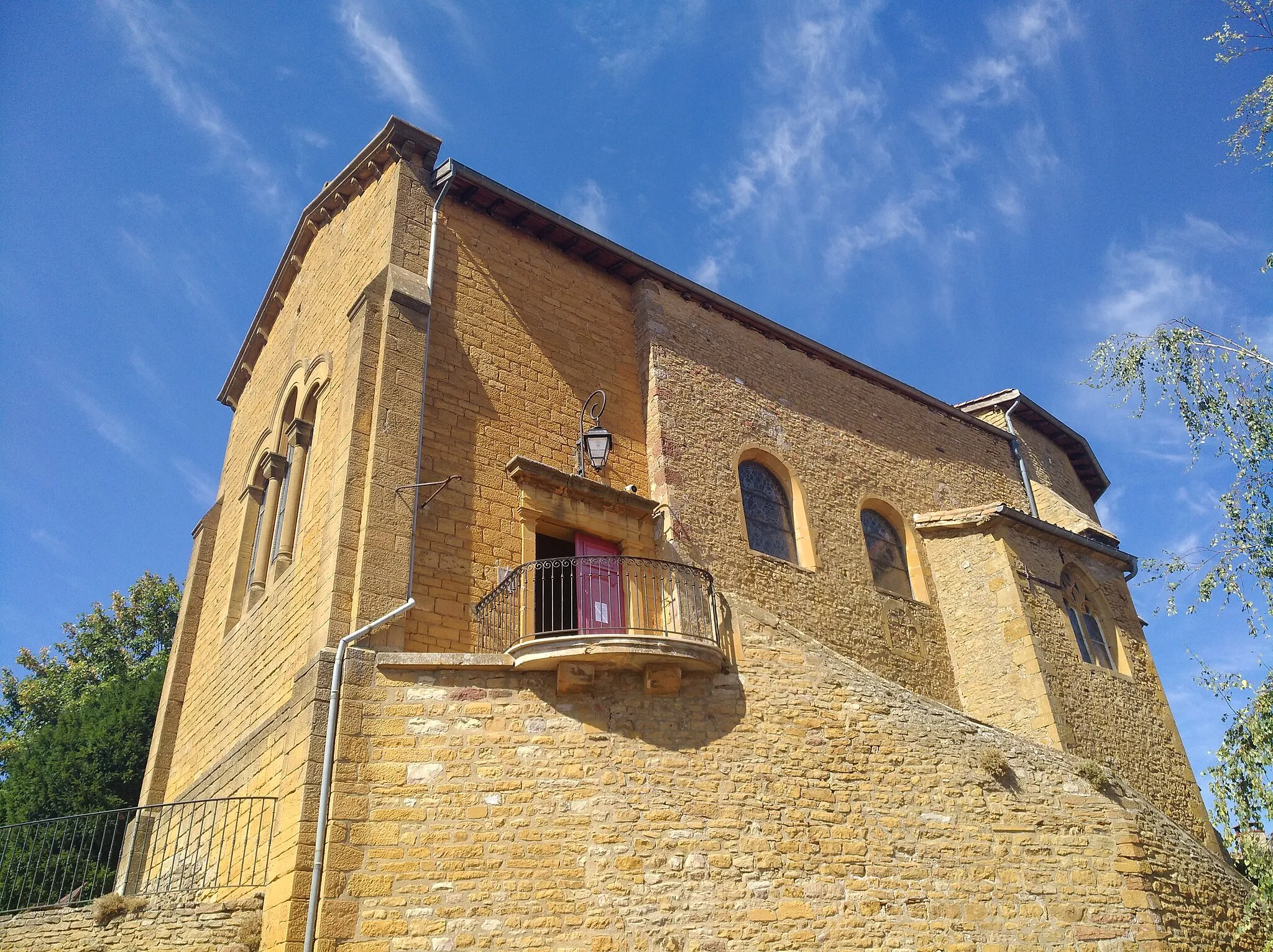 Photo showing: Église Saint-Mathieu de Oingt (commune de Val d'Oingt, Rhône, France).