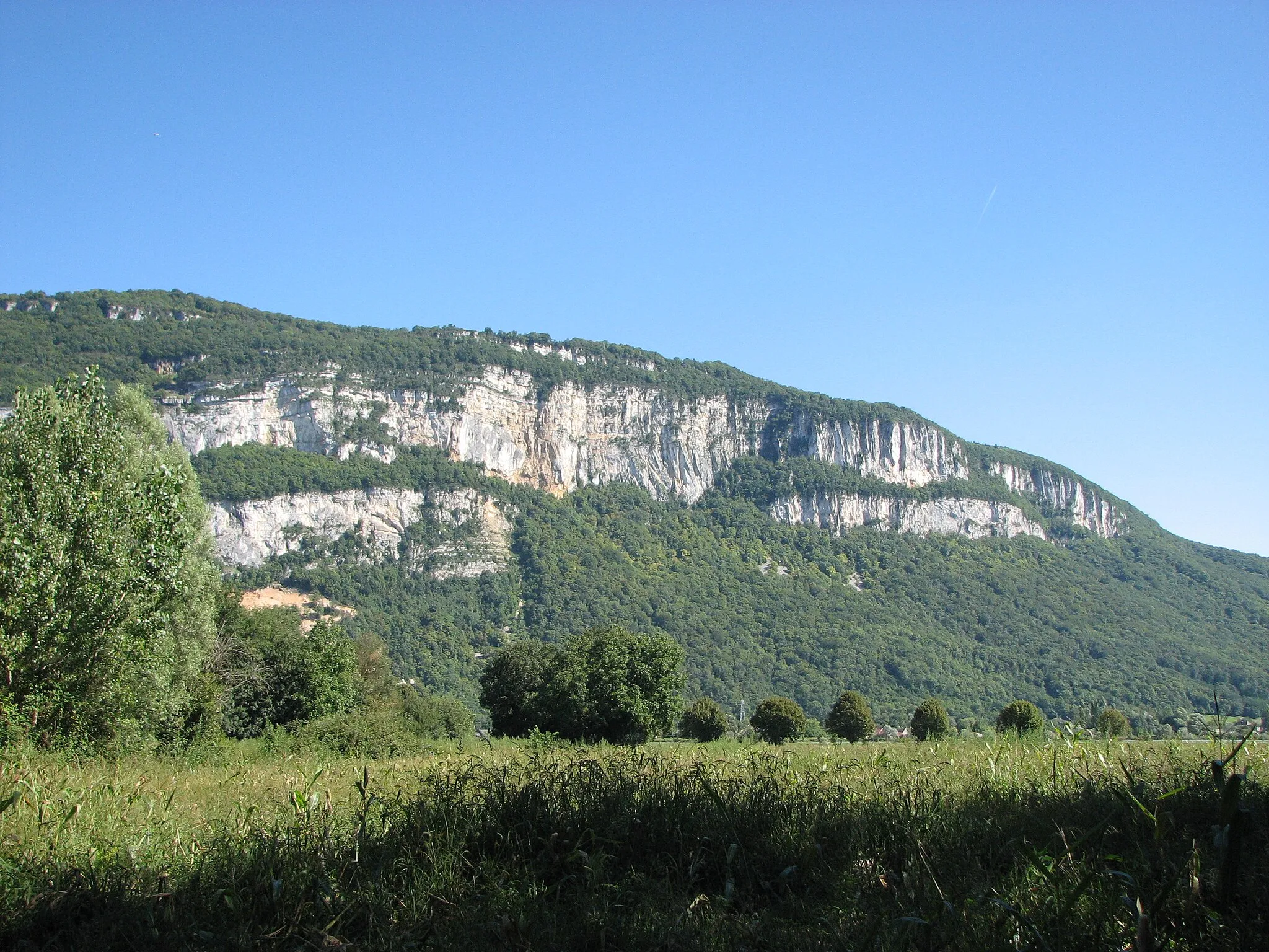 Photo showing: Le mont Tournier, vu de Murs-et-Gélignieux.