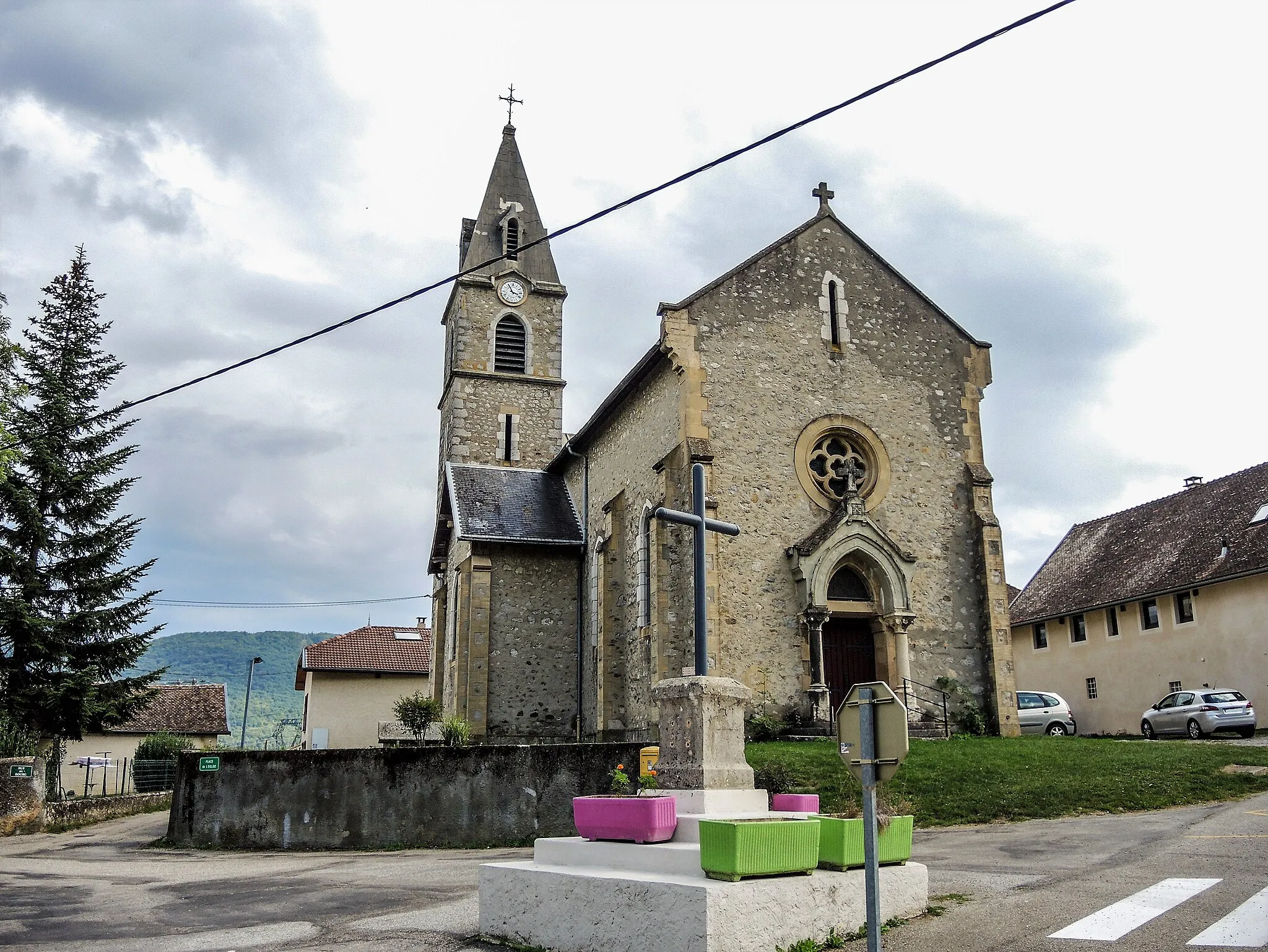 Photo showing: Eglise Saint-Barthélémy. Hameau de Saint-Barthélémy. Le Gua. Isère