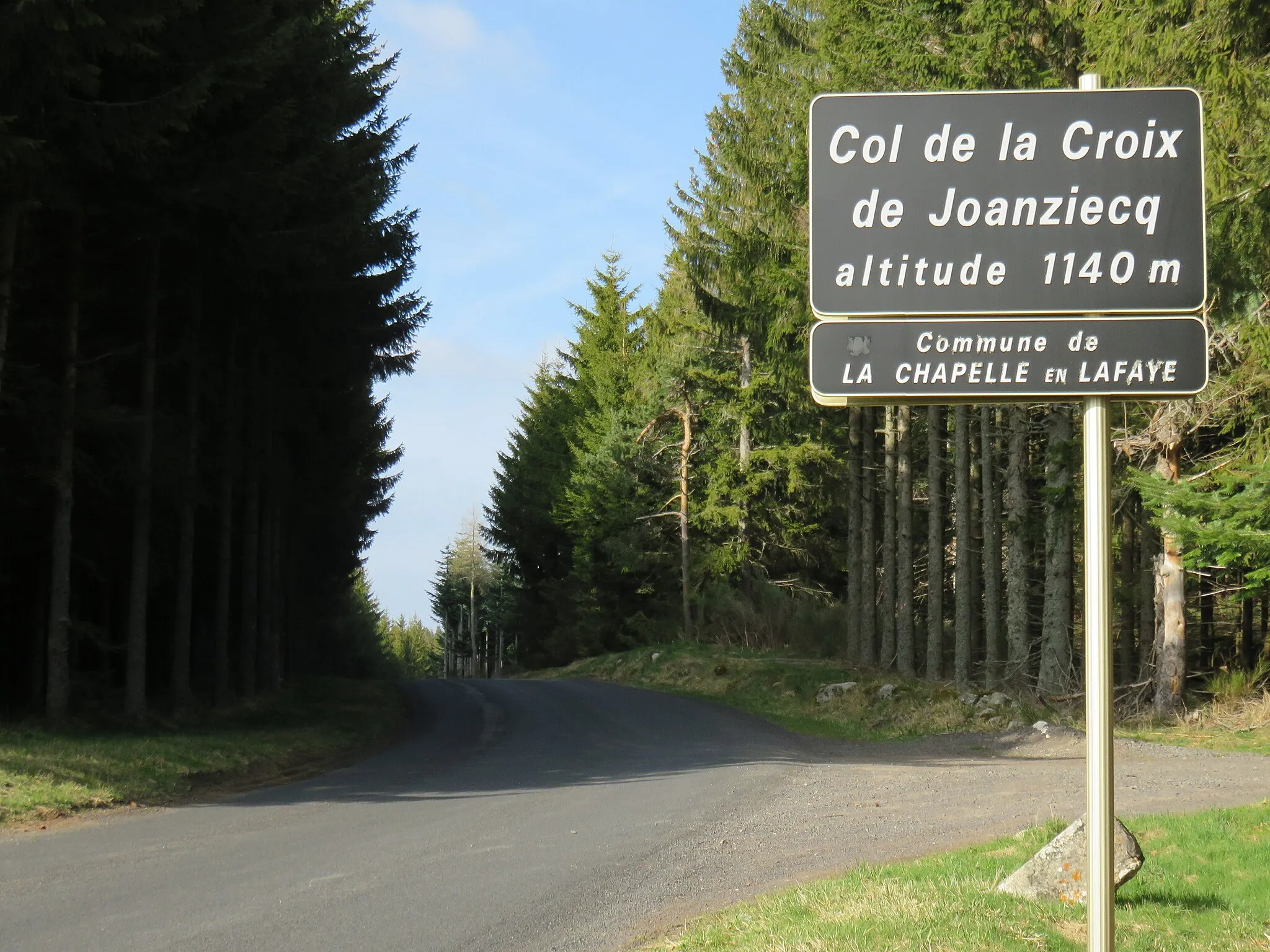 Photo showing: Col de la Croix de Joanziecq, dans le département de la Loire.