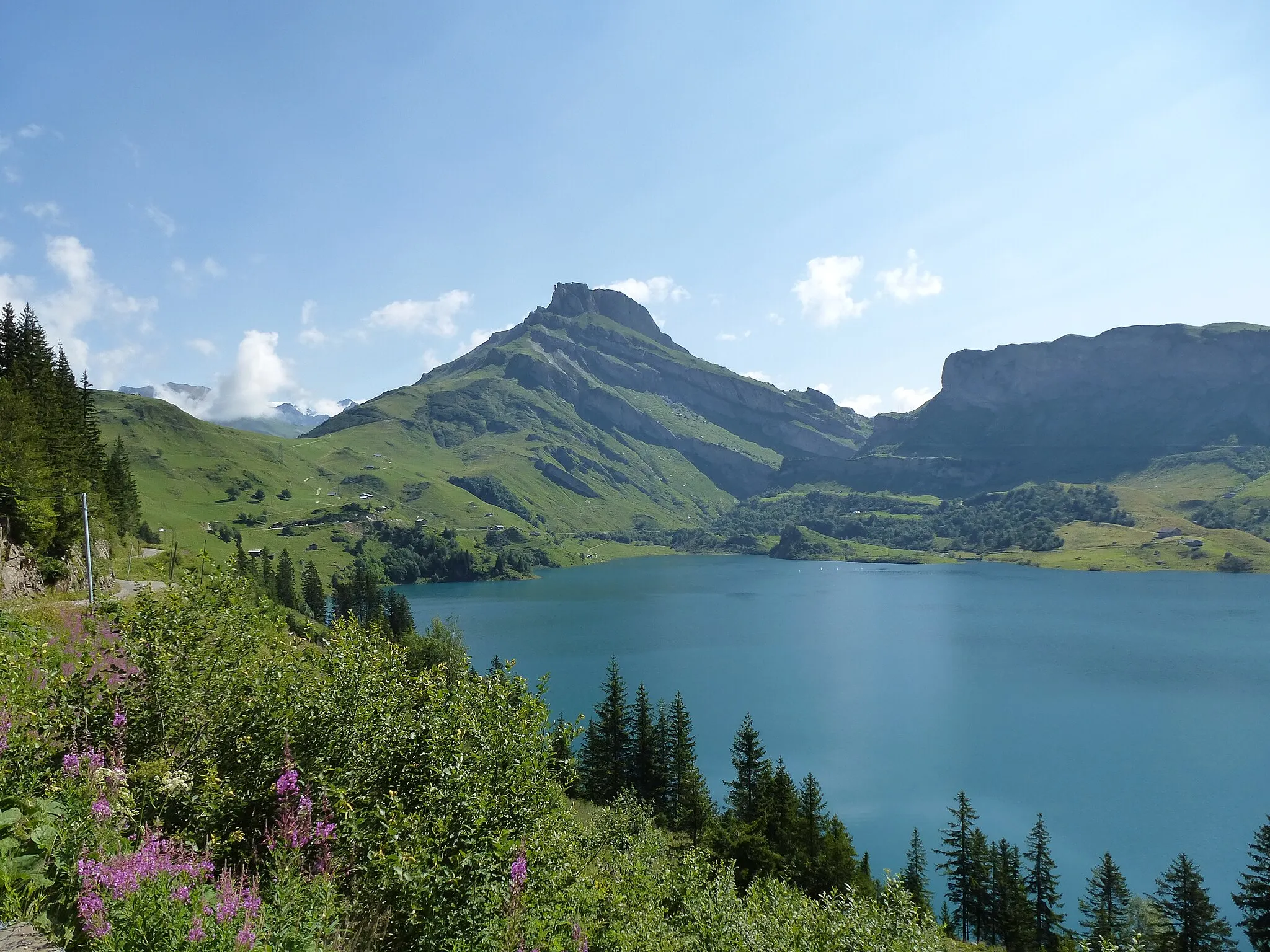 Photo showing: le lac de roselend
