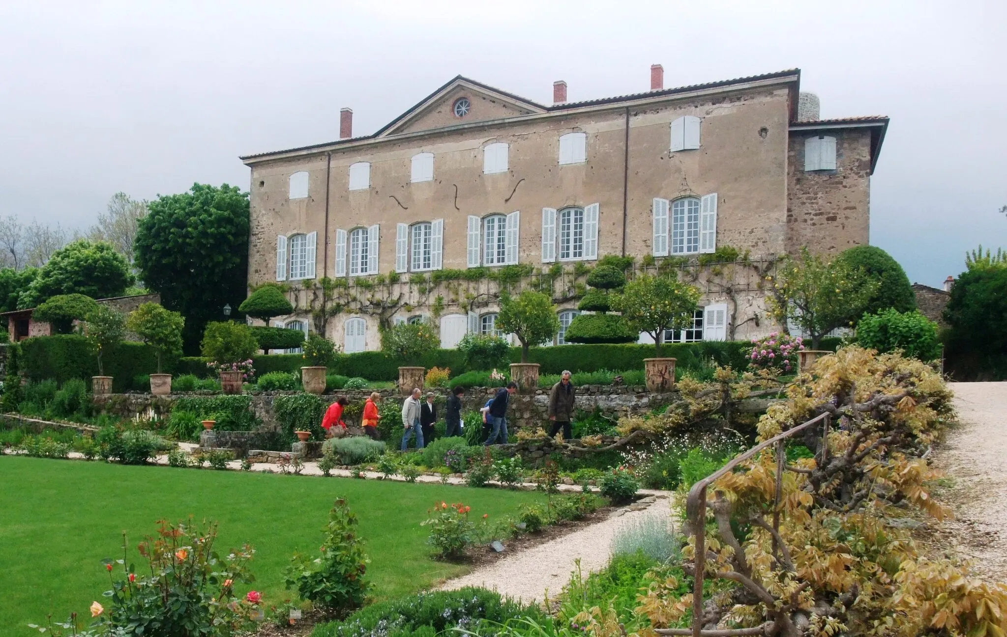Photo showing: Brogieux château et jardin