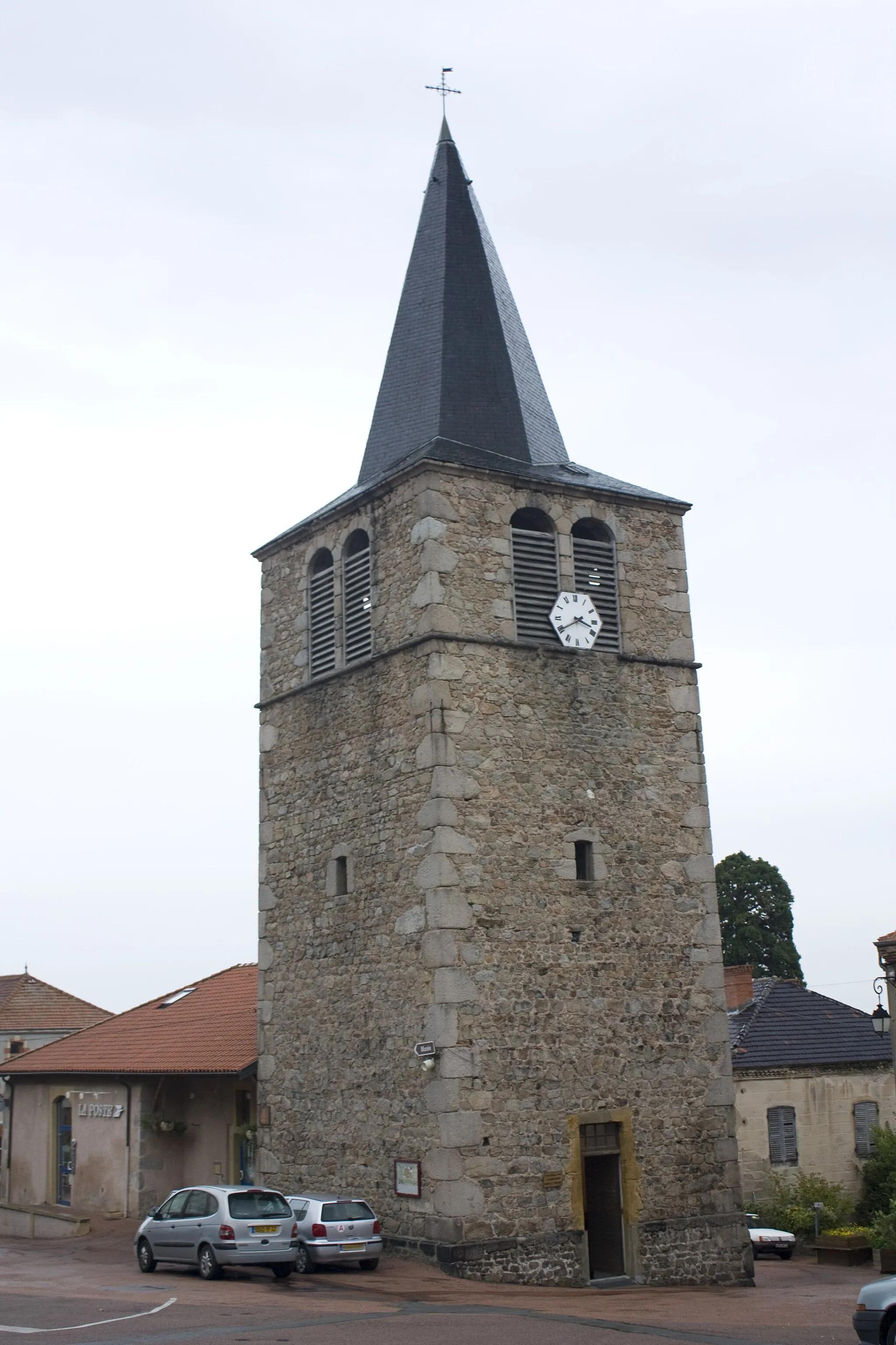 Photo showing: Bell tower of the former Saint Nizier church, now destroyed.