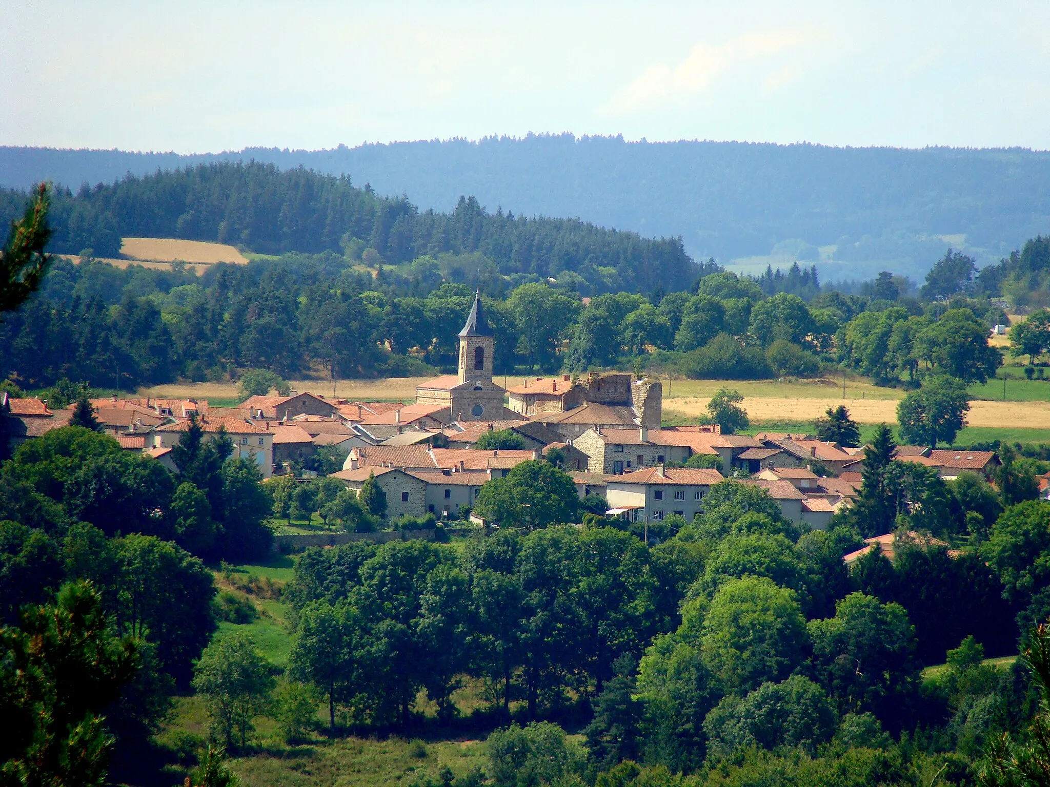 Photo showing: Prise de vue depuis Leignec