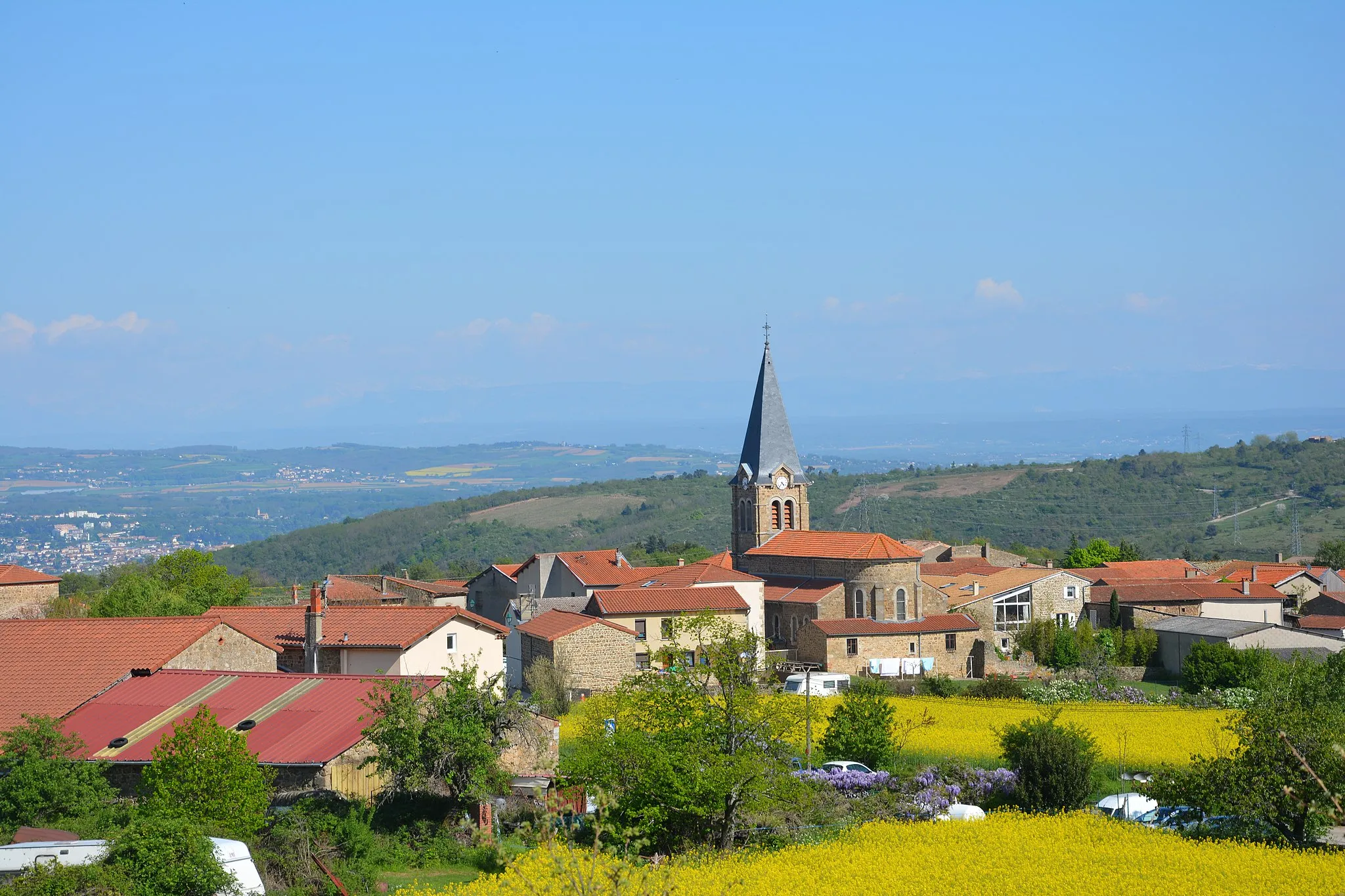 Photo showing: Vue du village de Bessey - 23/04/2015.