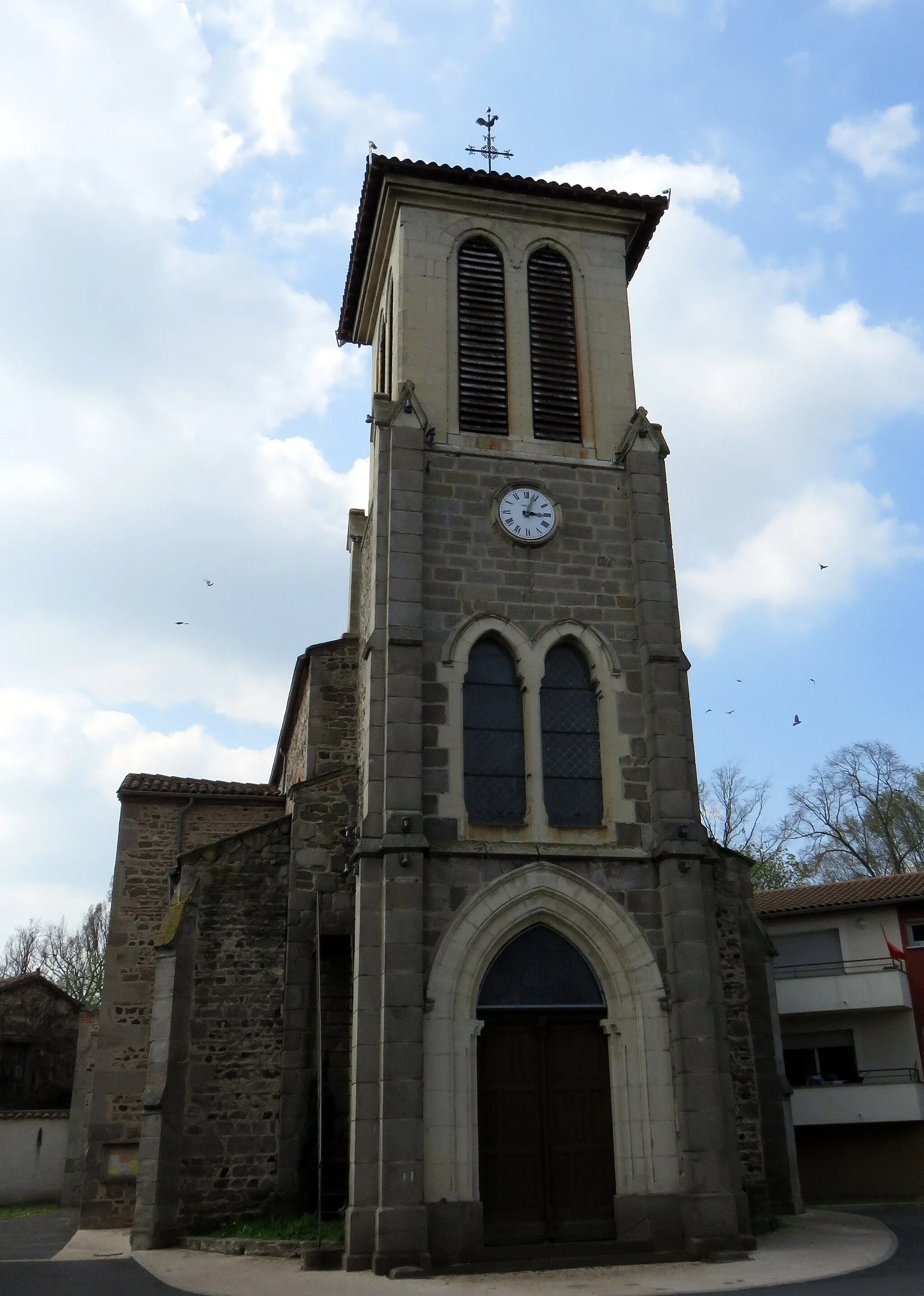 Photo showing: Église Saint-Étienne de Chambéon (Loire, France).