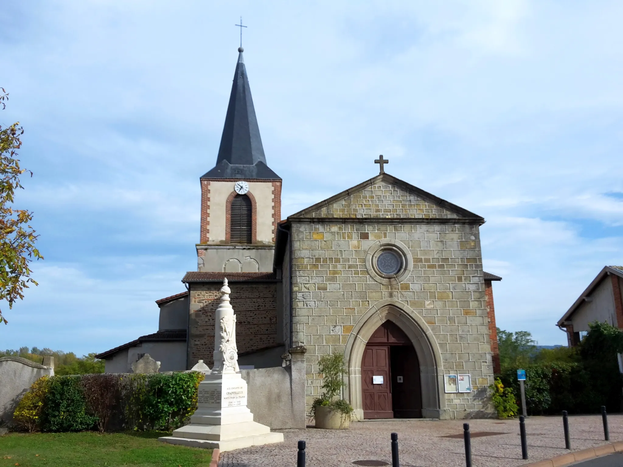 Photo showing: Format paysage de l'église de Craintilleux