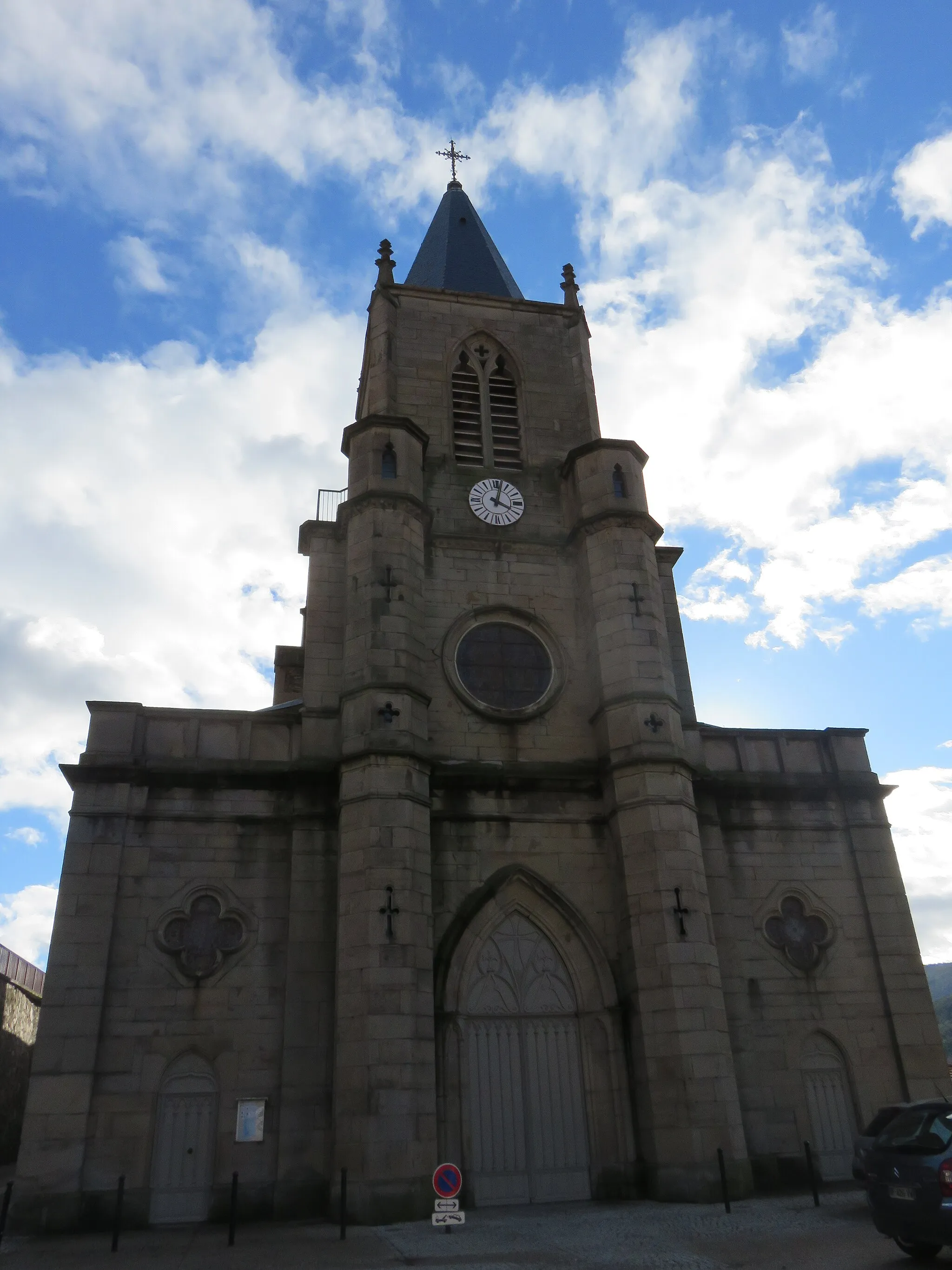 Photo showing: Église Saint-Andéol-et-Sainte-Agathe de La Valla-en-Gier (Loire, France).