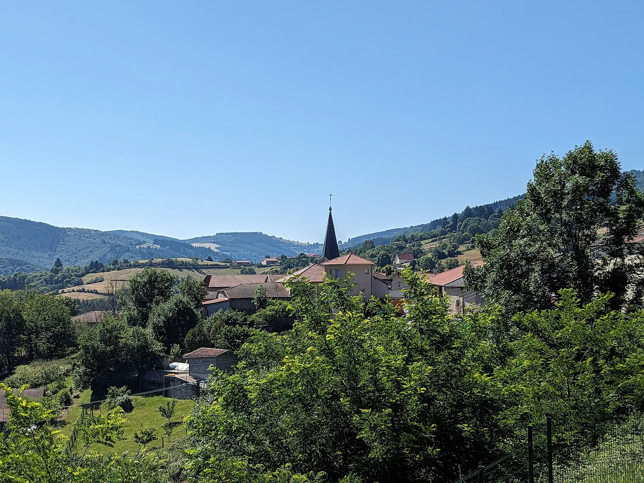 Photo showing: Vue sur le village.