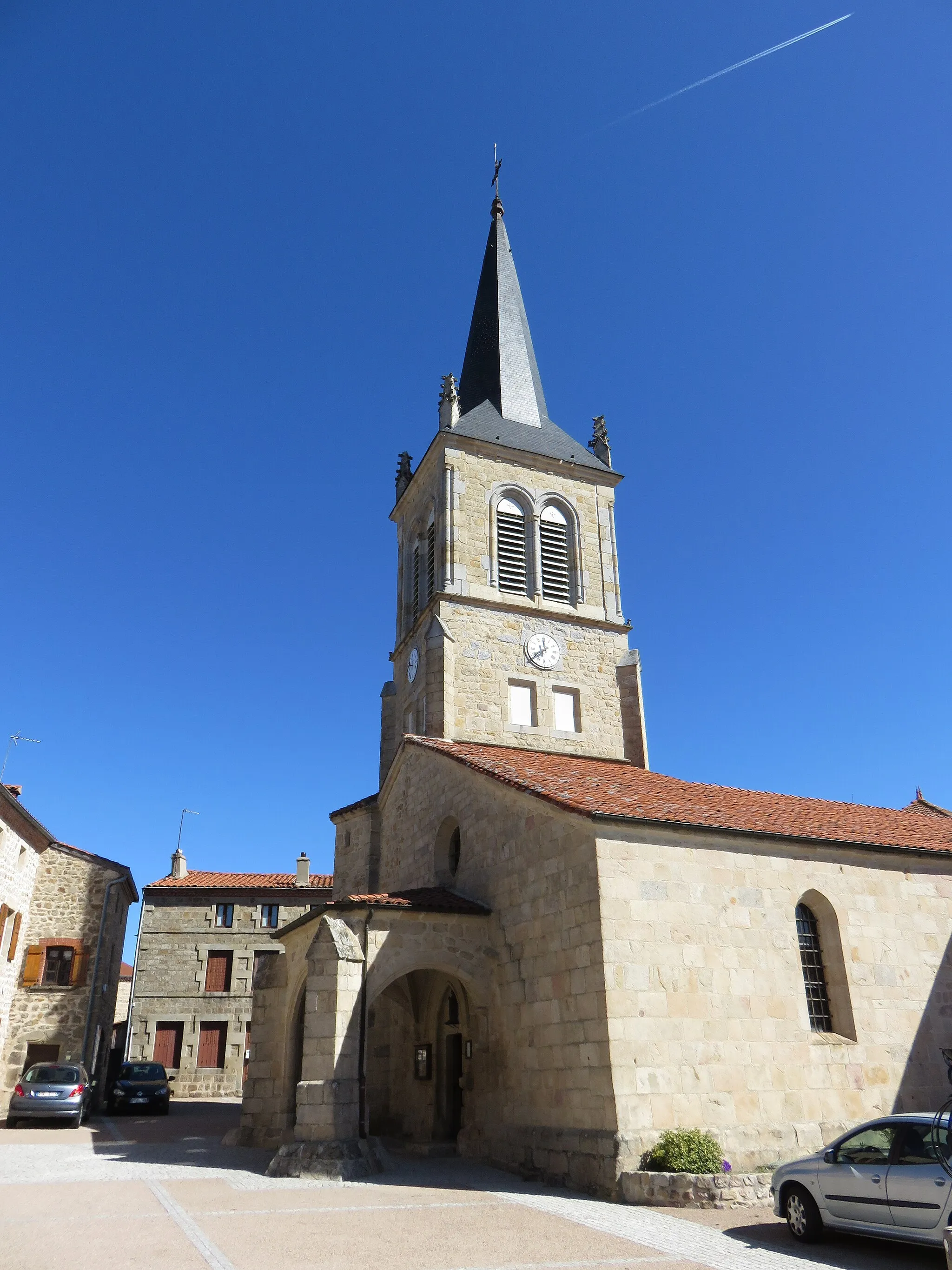 Photo showing: Église Saint-Hilaire de Saint-Hilaire-Cusson-la-Valmitte, dans la Loire.