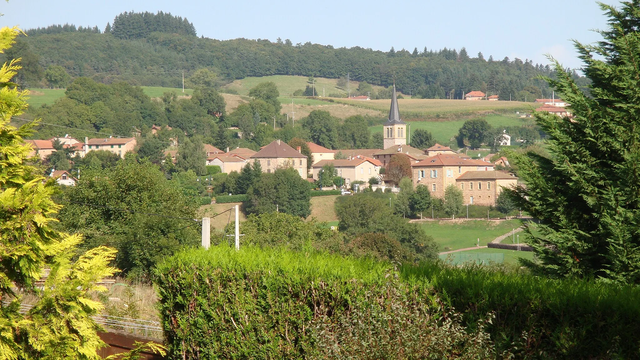 Photo showing: Sevelinges, seen from the south