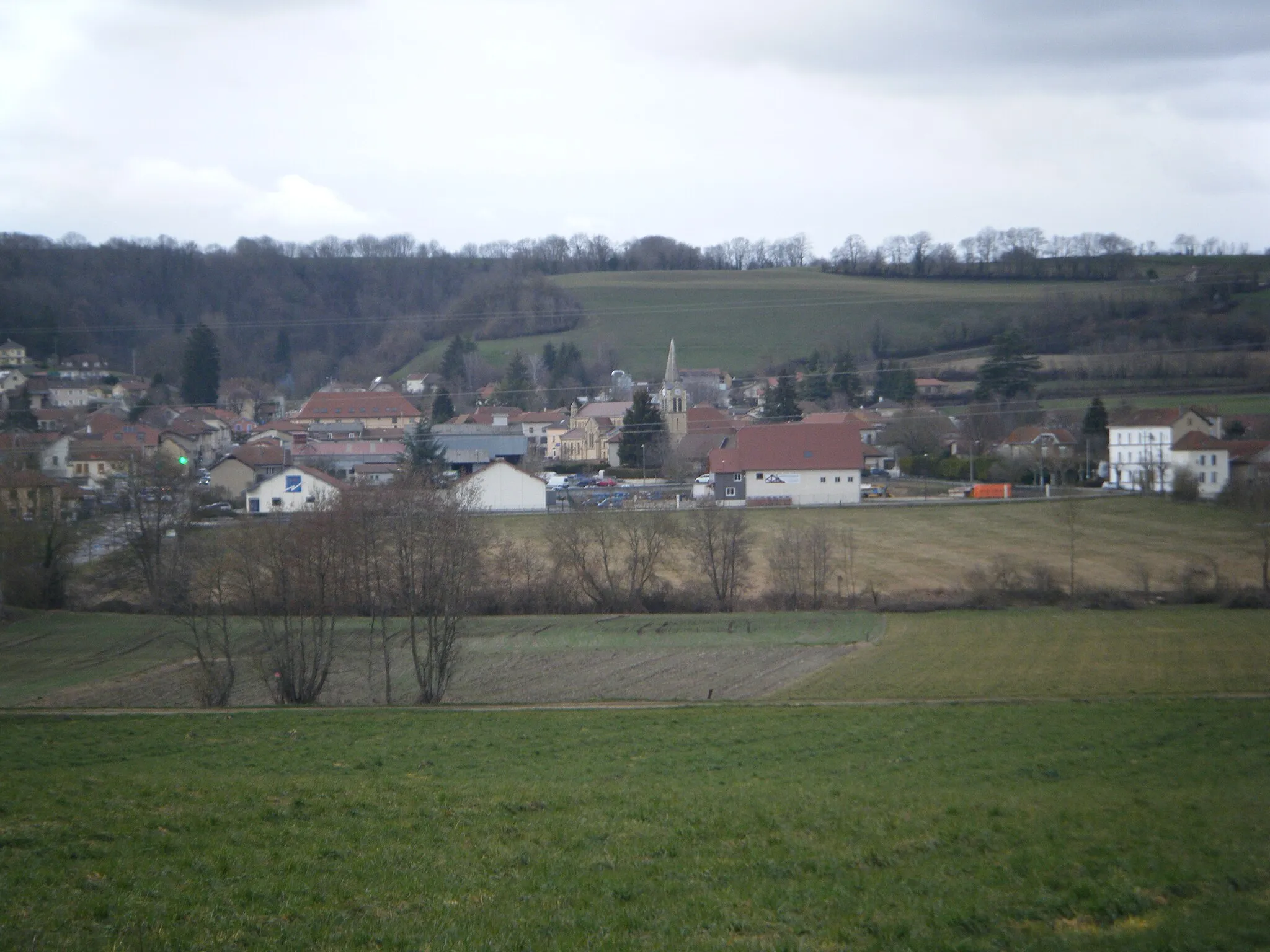 Photo showing: Vue générale sur le Bas-Biol en mars 2019