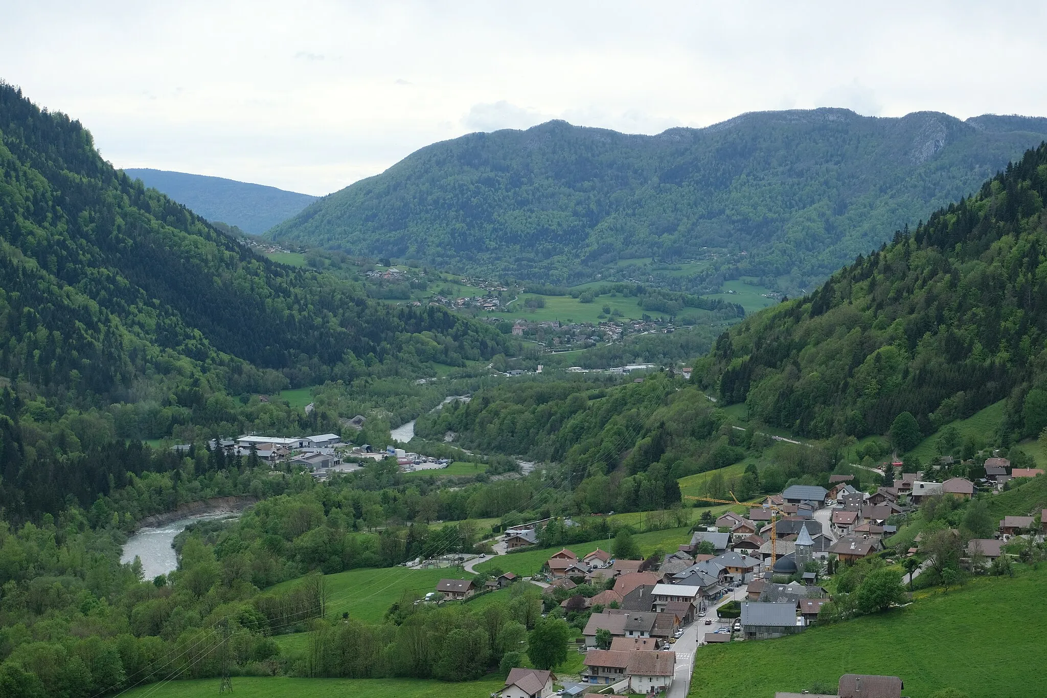 Photo showing: Plaine du Fier @ Vallée @ Circuit des Cascades @ La Balme-de-Thuy