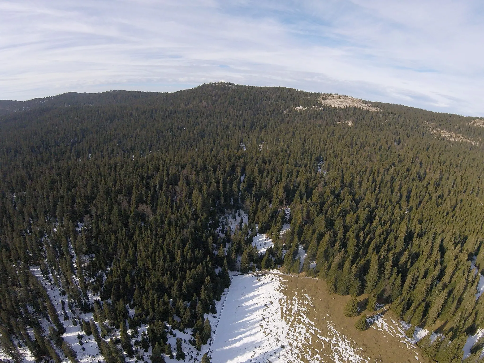 Photo showing: Mont Pelé, in the canton of Vaud, aerial view