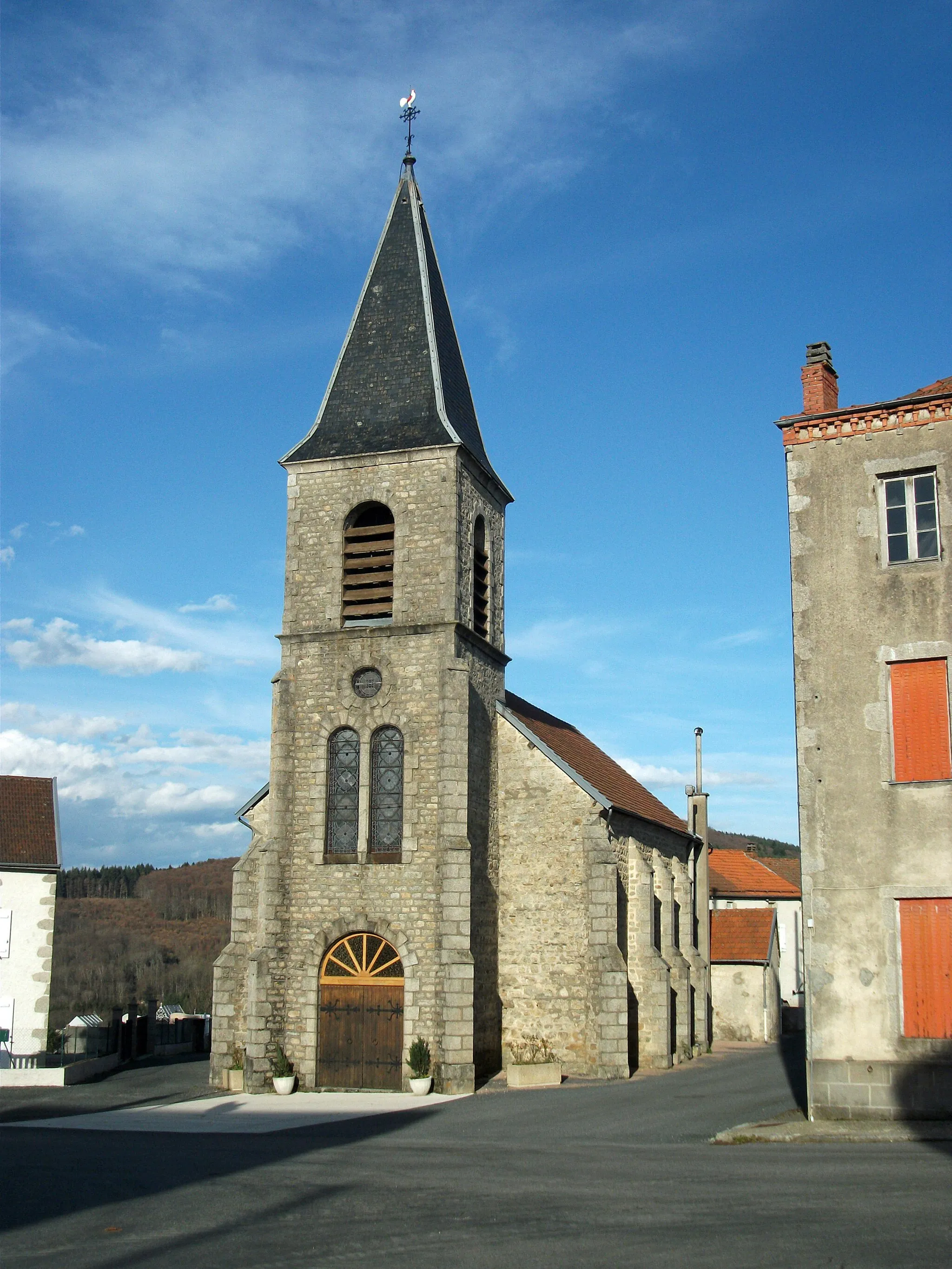 Photo showing: Church of La Guillermie, Allier, Auvergne-Rhône-Alpes, France [10572]