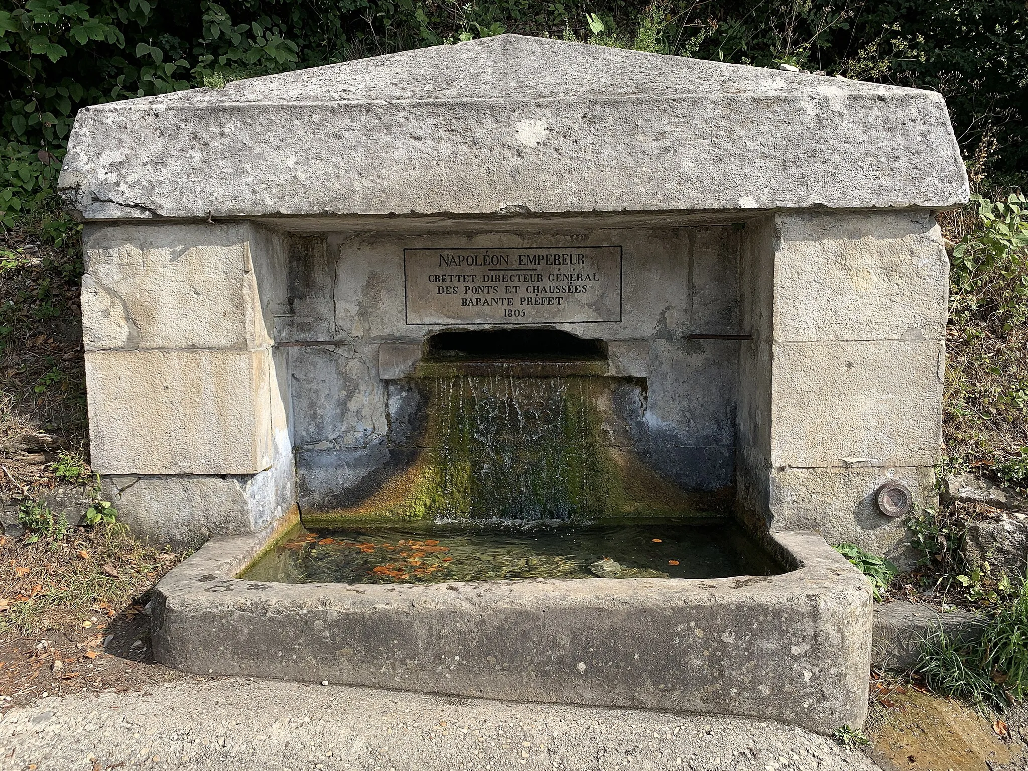 Photo showing: Fontaine Napoléon, Gex, Ain.