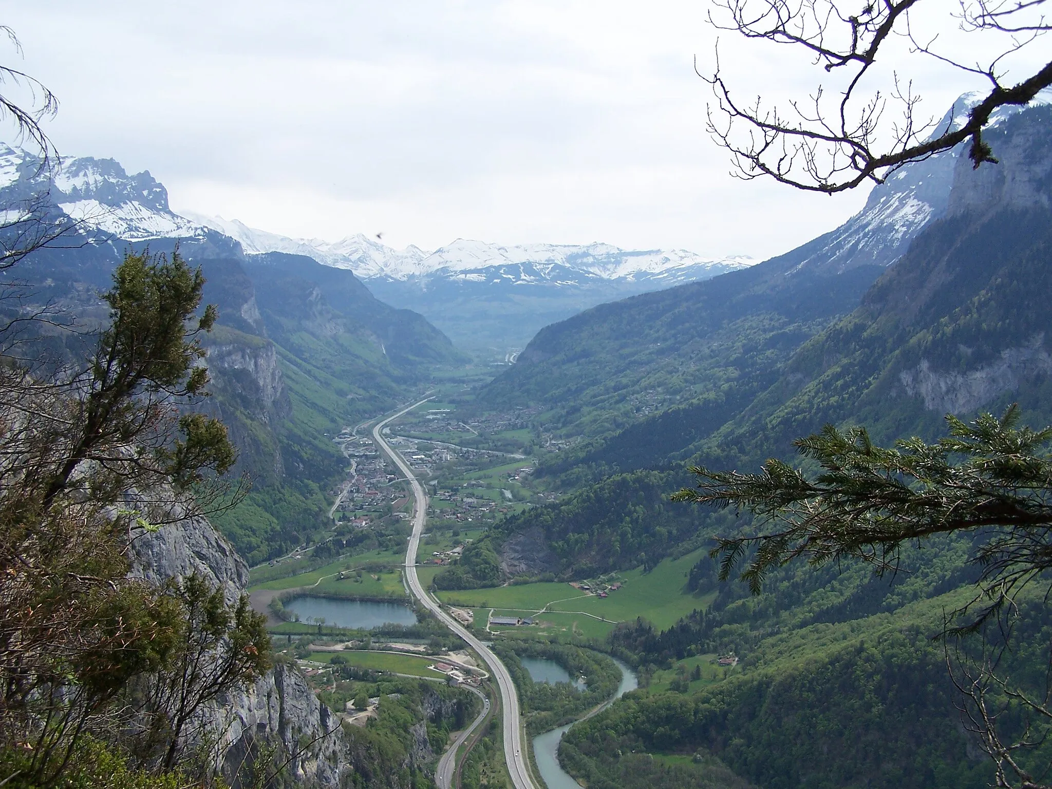 Photo showing: Vallée de Magland vue du Chevran