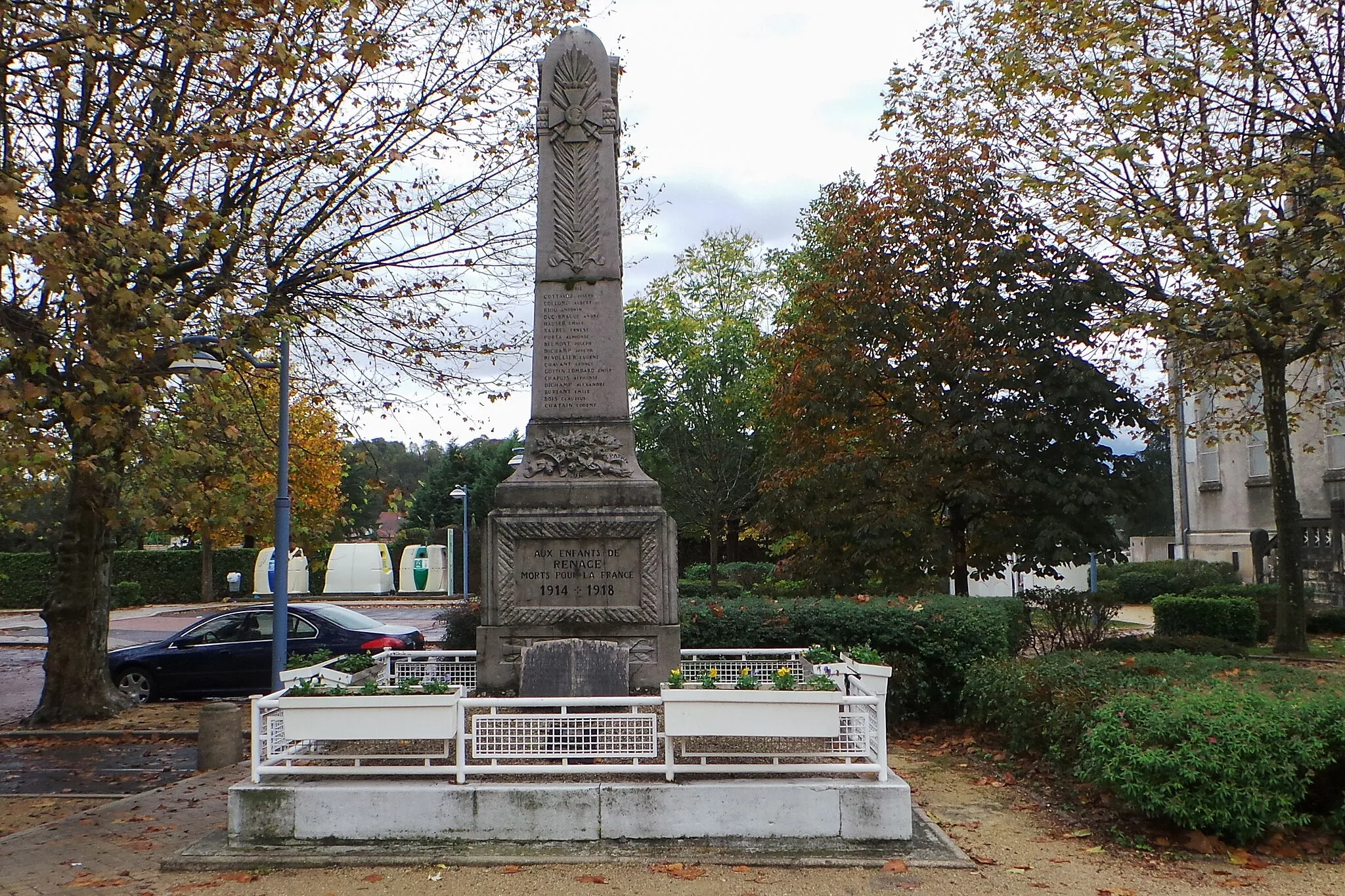 Photo showing: Monument aux morts de Renage / Renage, Isère, France