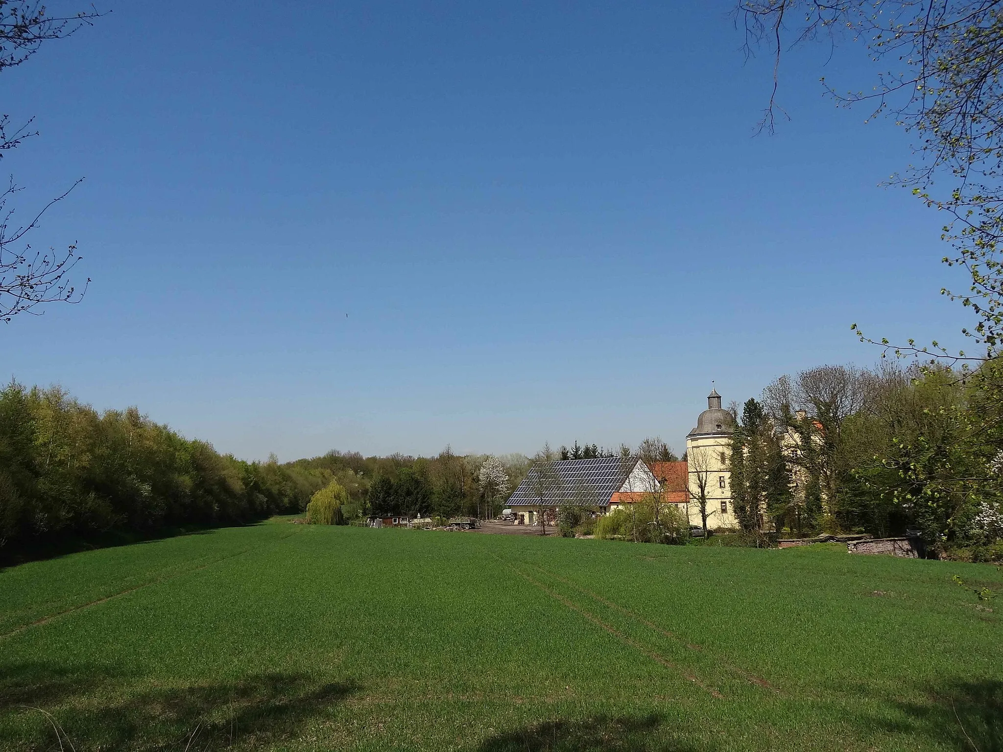 Photo showing: Hamm, Germany: Blick vom Huckenhollweg auf das Haus Reck.