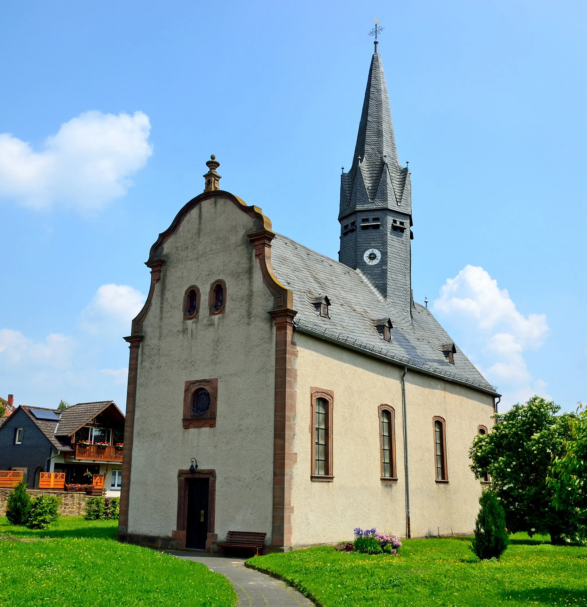 Photo showing: Die Kirche in Kleinseelheim