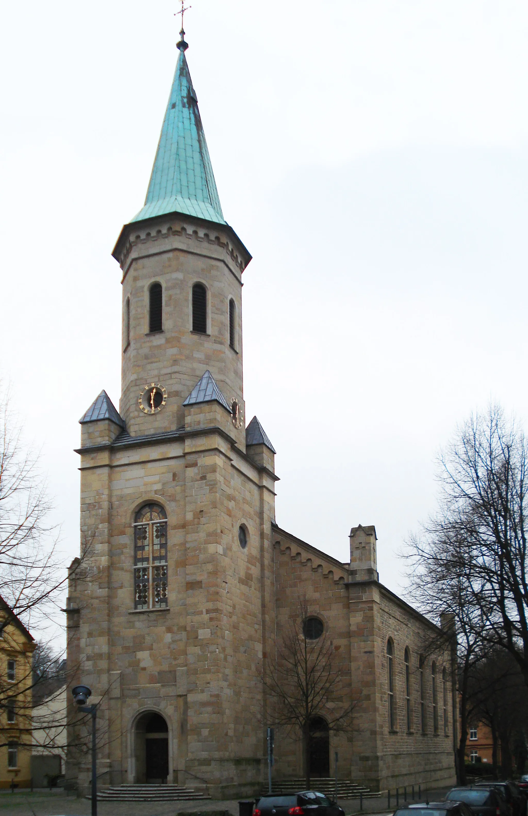 Photo showing: Protestand church Hagen-Haspe, Germany