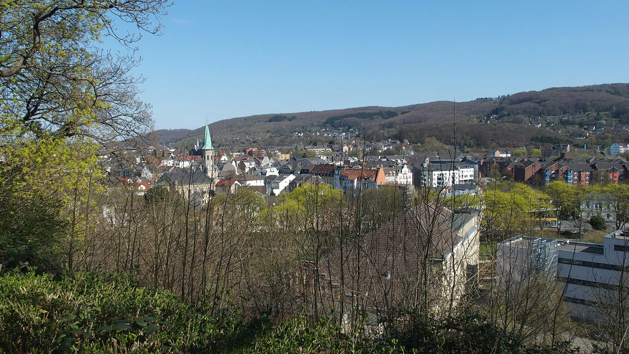 Photo showing: Blick auf Hagen Haspe vom "Mops"