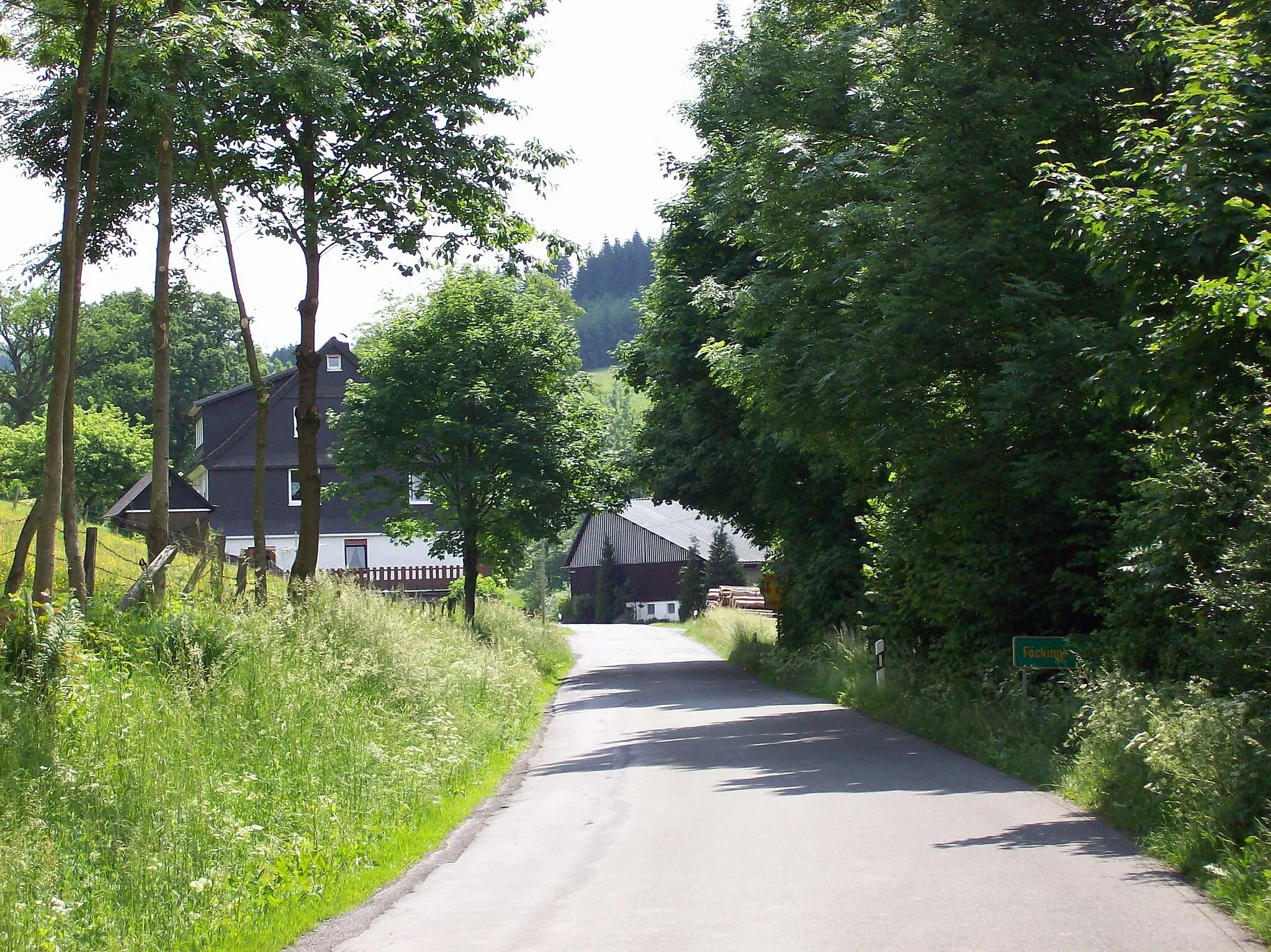 Photo showing: Ortseingang (K 38) Föckinghausen in Schmallenberg (Germany)