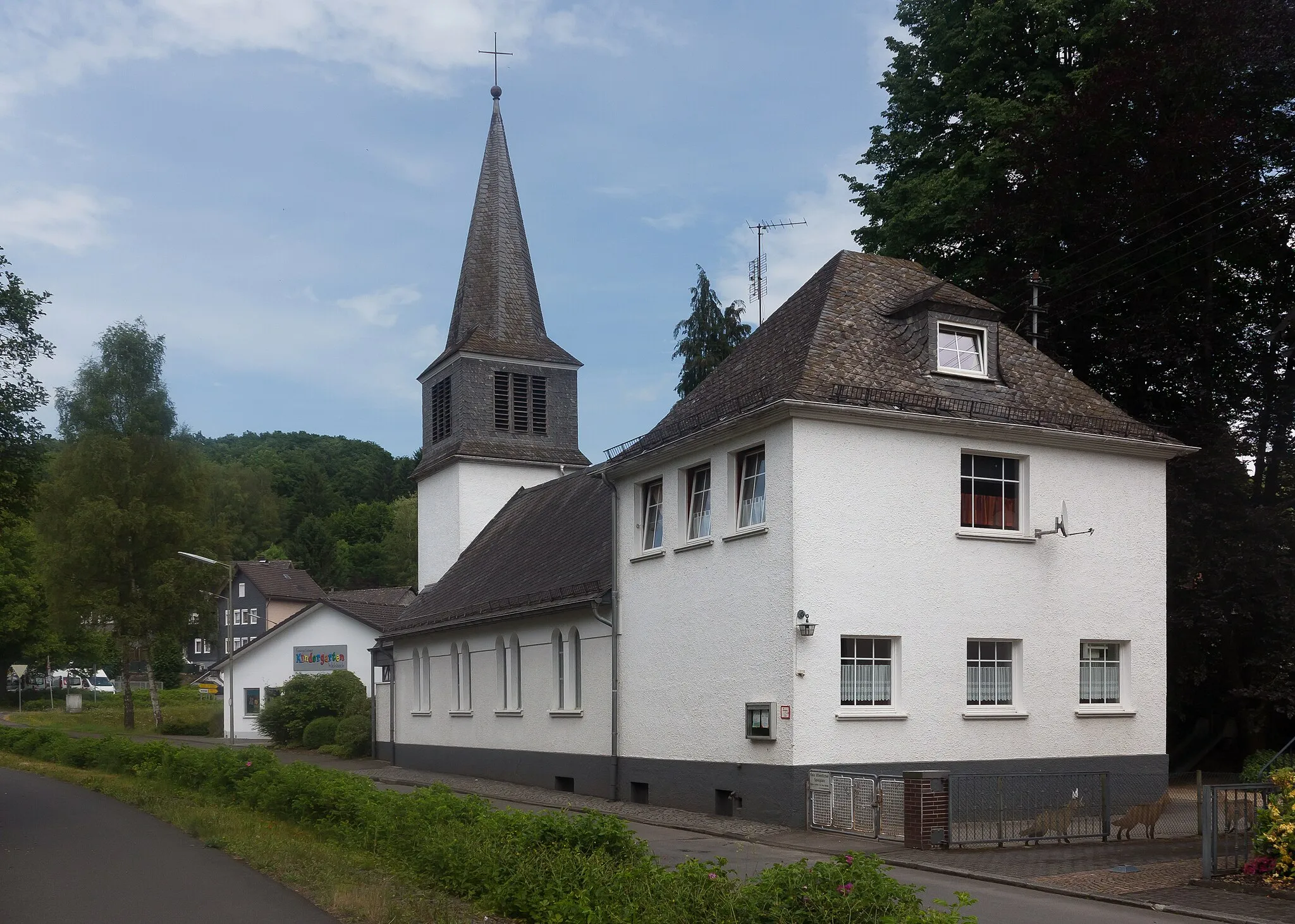 Photo showing: Kirchen, reformed church at the Gilsbachstrasse