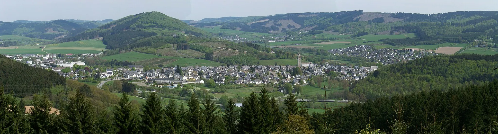 Photo showing: Stadt Schmallenberg, Panoramabild (Germany)