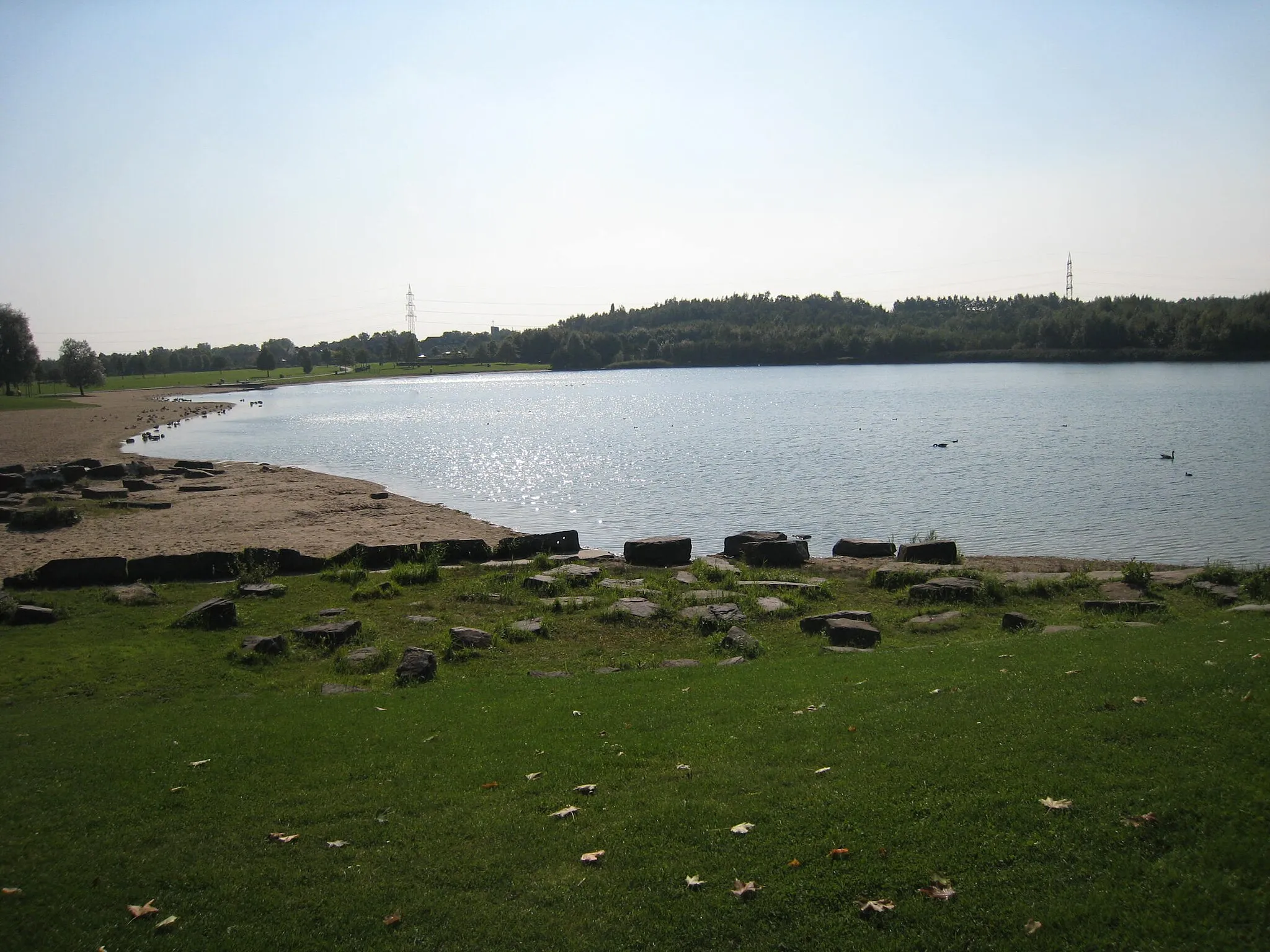 Photo showing: Horstmarer See, Seepark Lünen, Nordrhein-Westfalen