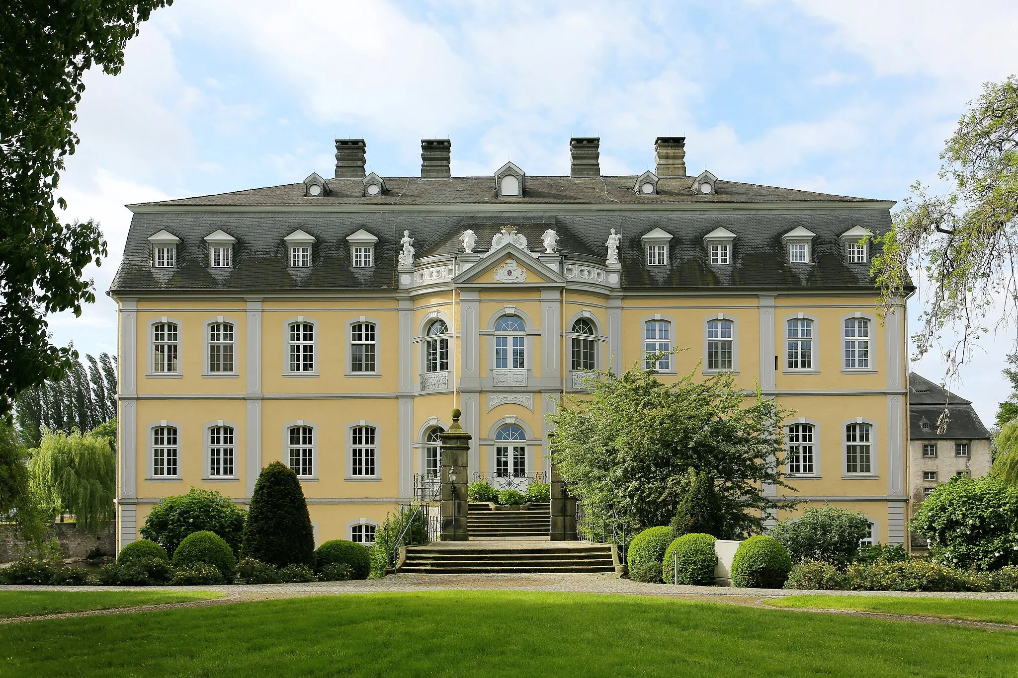 Photo showing: Das barocke Wasserschloss Schwarzenraben