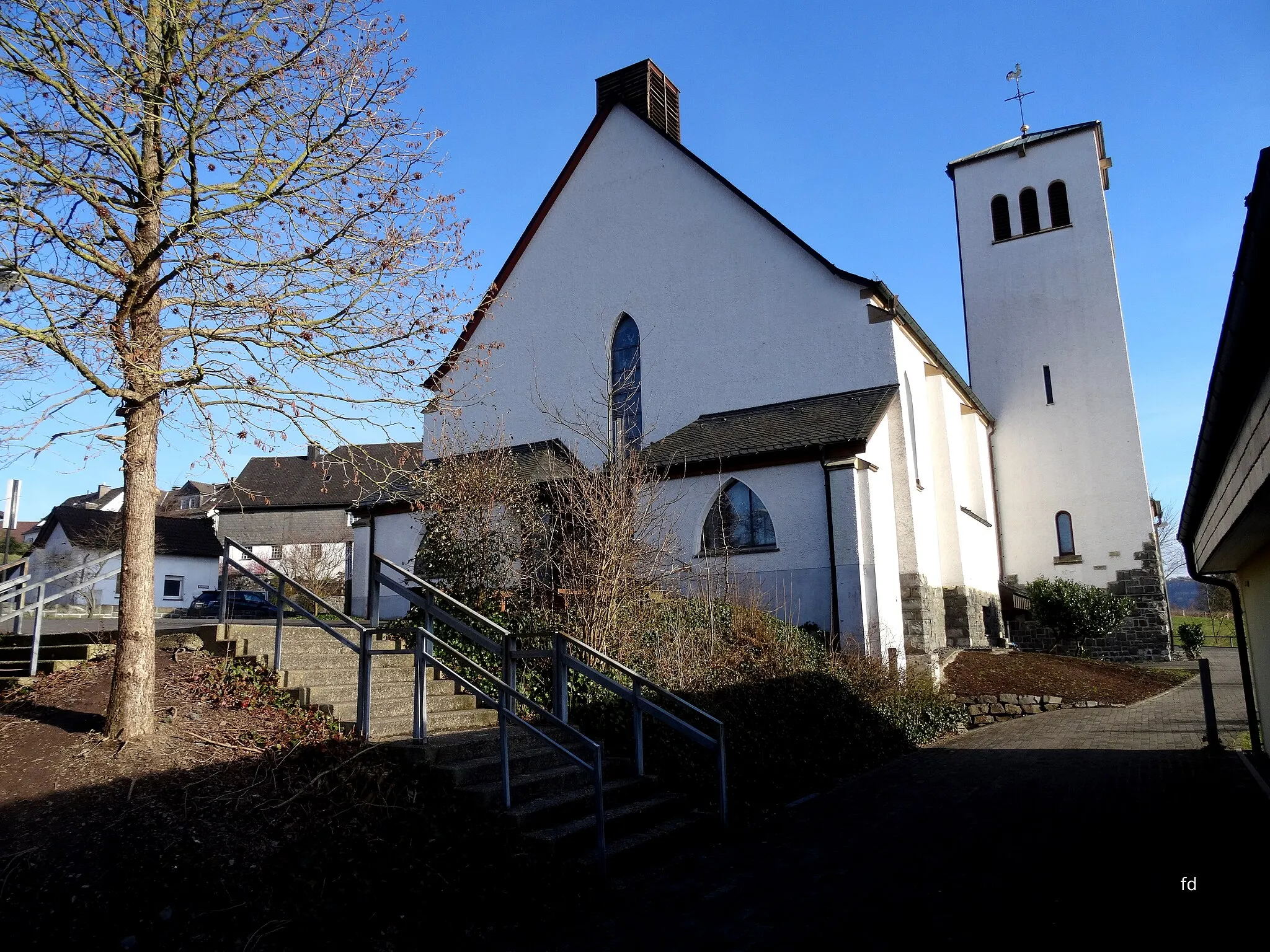 Photo showing: St.Nikolauskirche in Wennemen