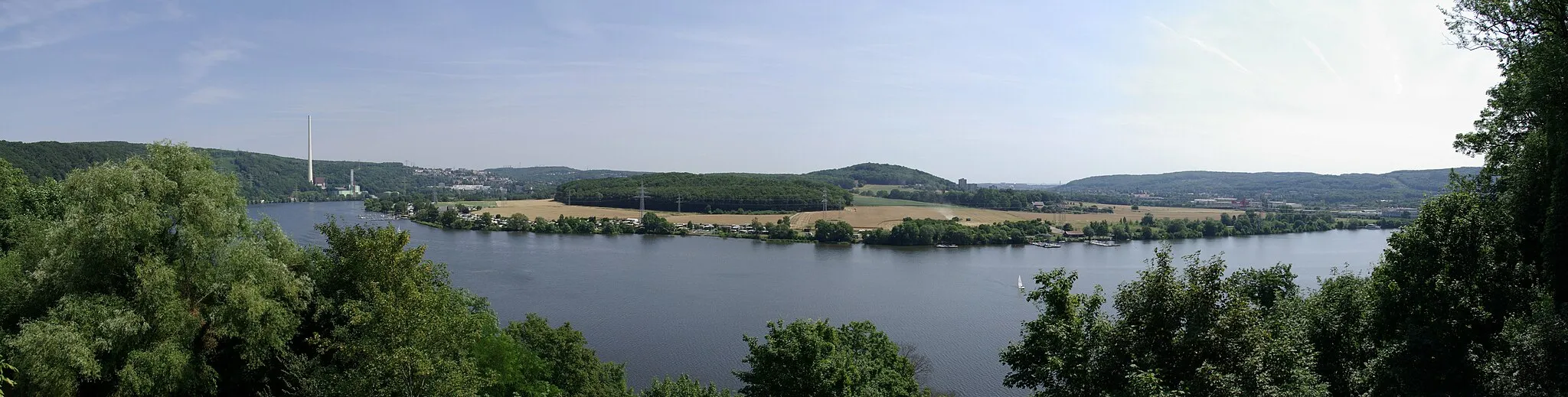 Photo showing: Blick von der Burg Wetter auf den Harkortsee