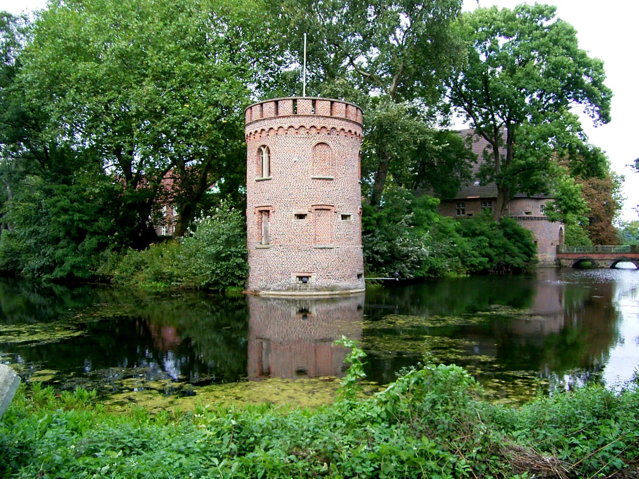 Photo showing: Schloss Bladenhorst in Castrop-Rauxel, southern aspect