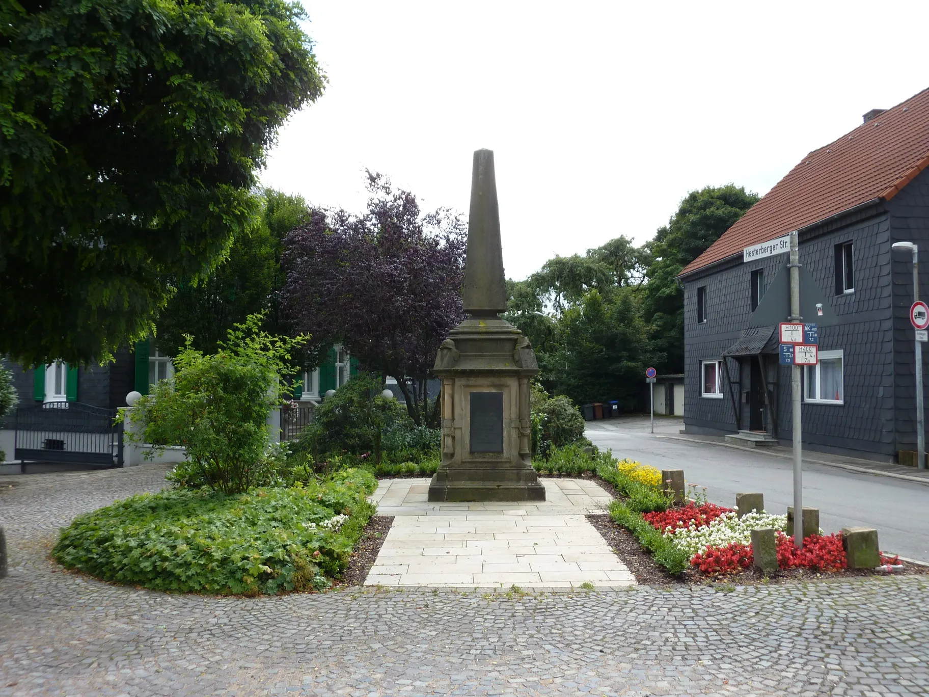 Photo showing: Kriegerehrenmal in Ennepetal-Rüggeberg