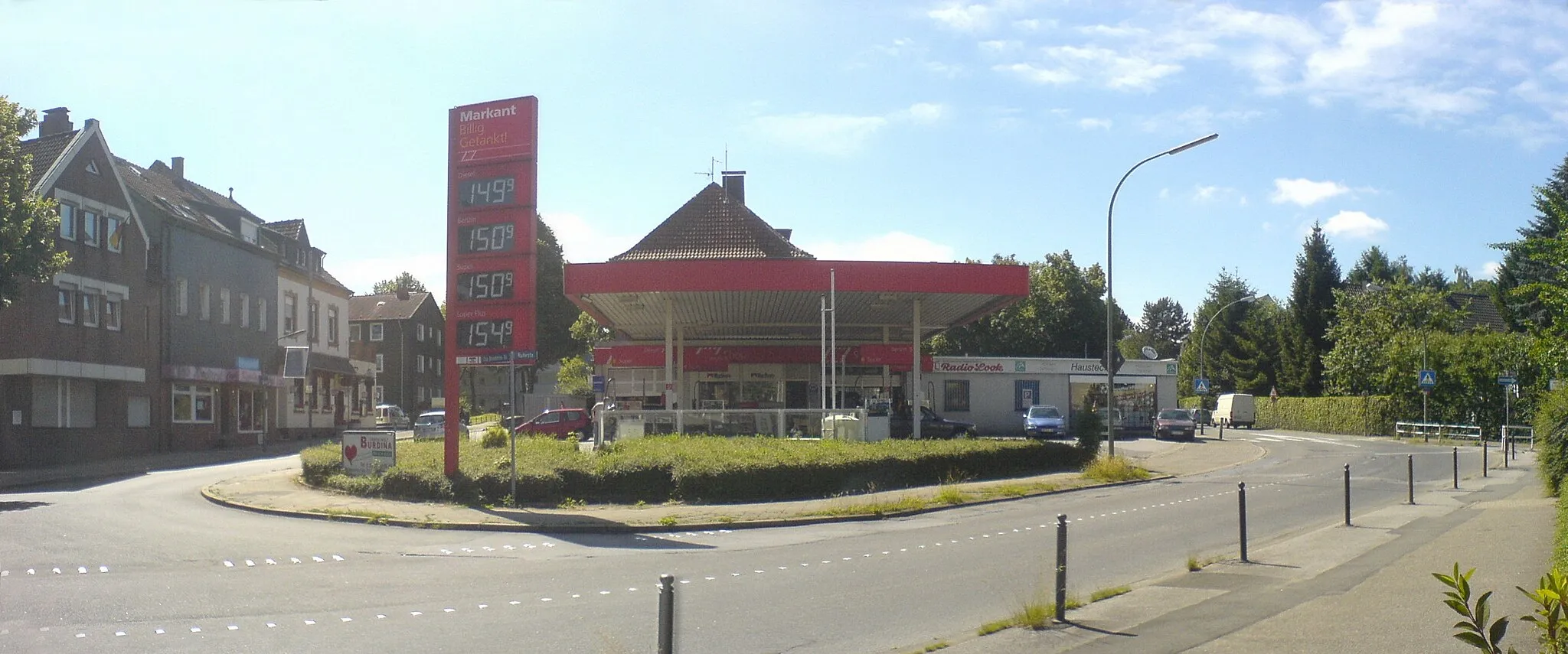 Photo showing: Tankstelle in der Mitte von Bochum-Eppendorf
