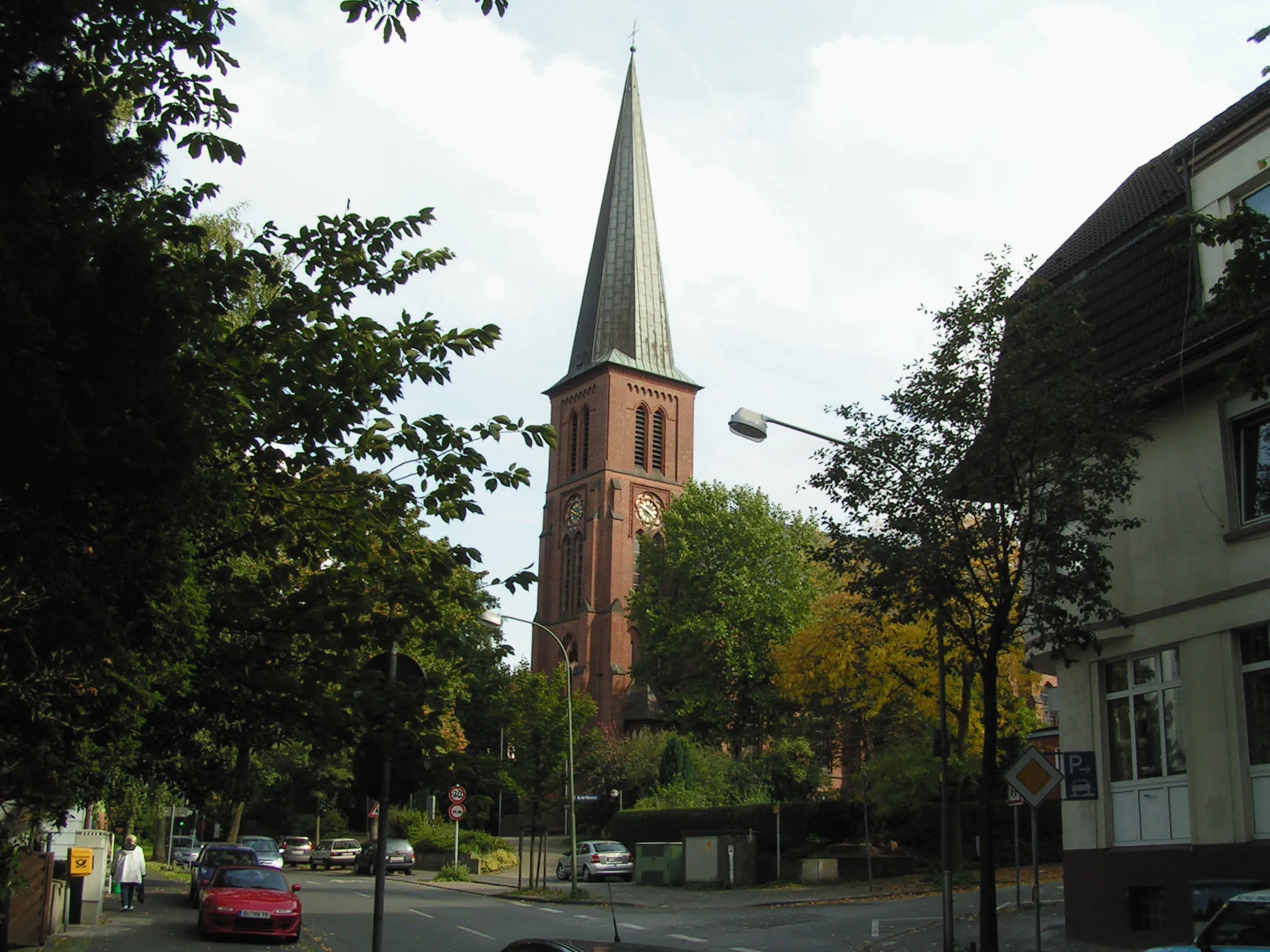 Photo showing: : Ansicht der St. Liborius-Kirche in Grumme, Bochum

Source: own work
Date: Sept 2007, Bochum, North Rhine-Westphalia, Germany
Author: Maschinenjunge
Licence: GFDL, cc-by 3.0