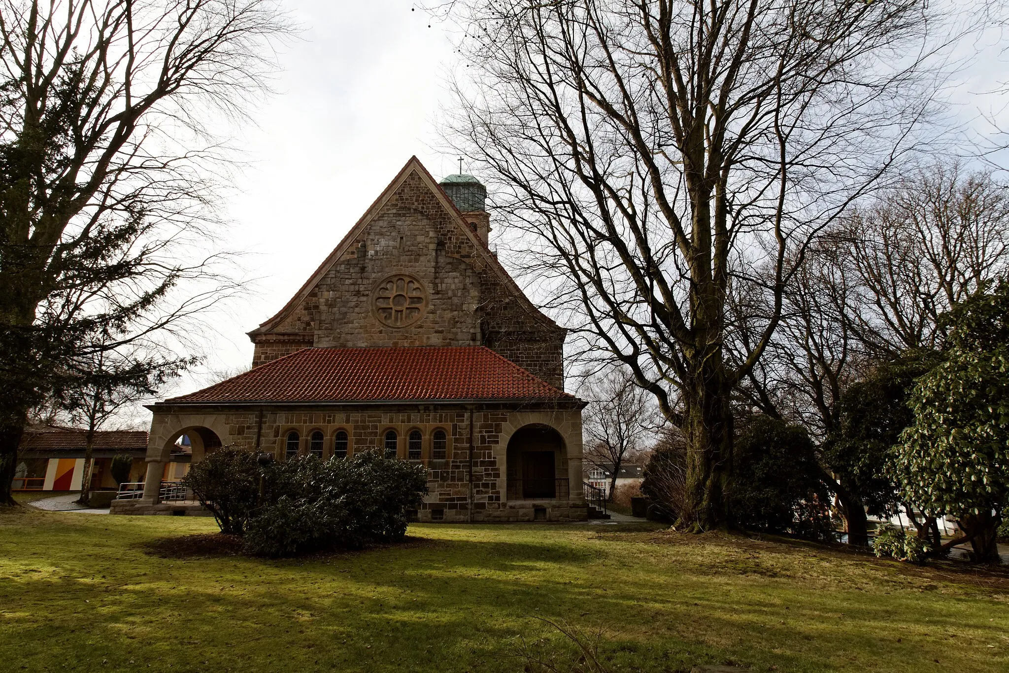 Photo showing: evangelische Erlöserkirche; Bochum, An der Hiltroper Kirche 2b; Denkmalliste Bochum A 273