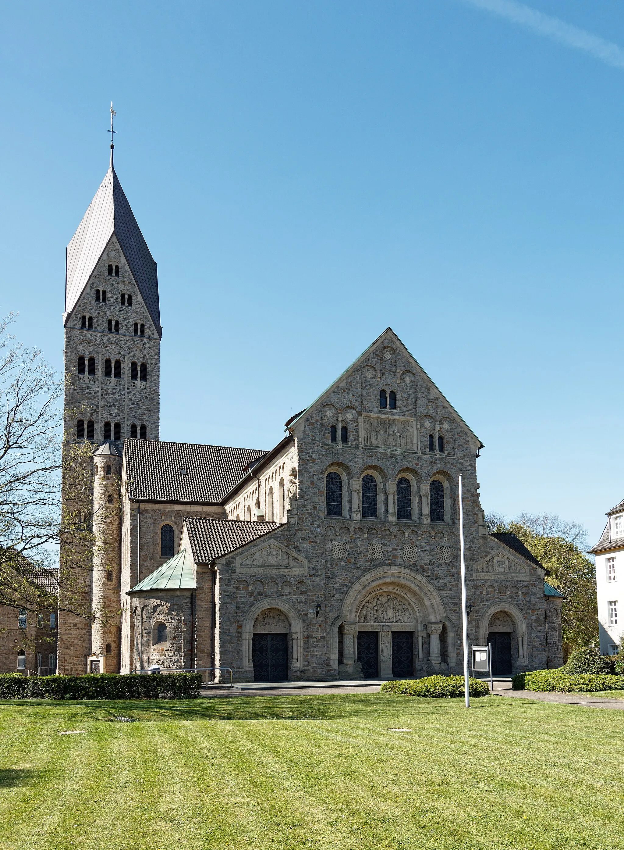 Photo showing: Denkmalgeschützte katholische Kirche Sankt Elisabeth in Bochum-Gerthe, Hiltroper Landwehr 9, Denkmal Nr. A378