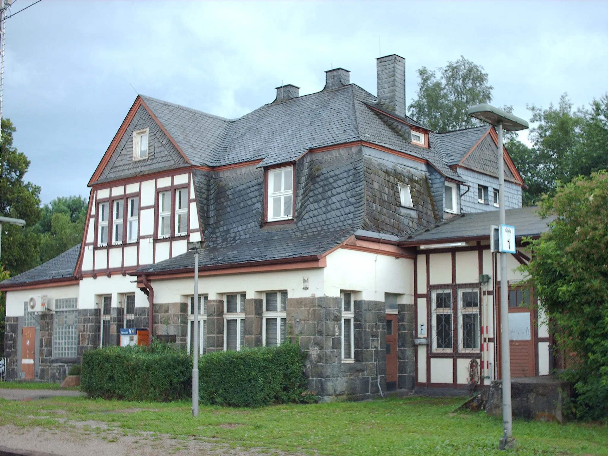 Photo showing: Rudersdorf station, Wilnsdorf, Germany
