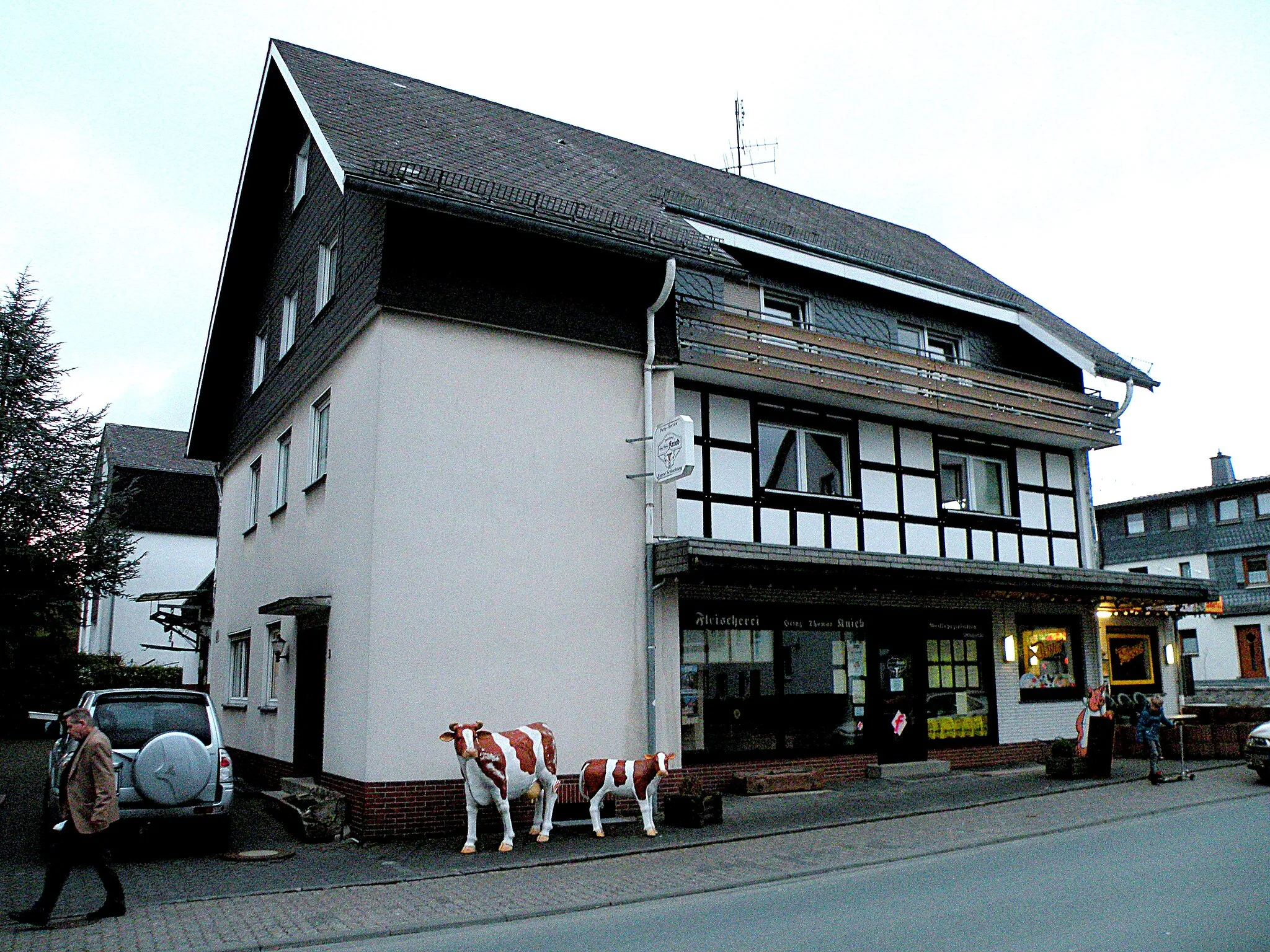 Photo showing: Siedlinghausen, slagerij