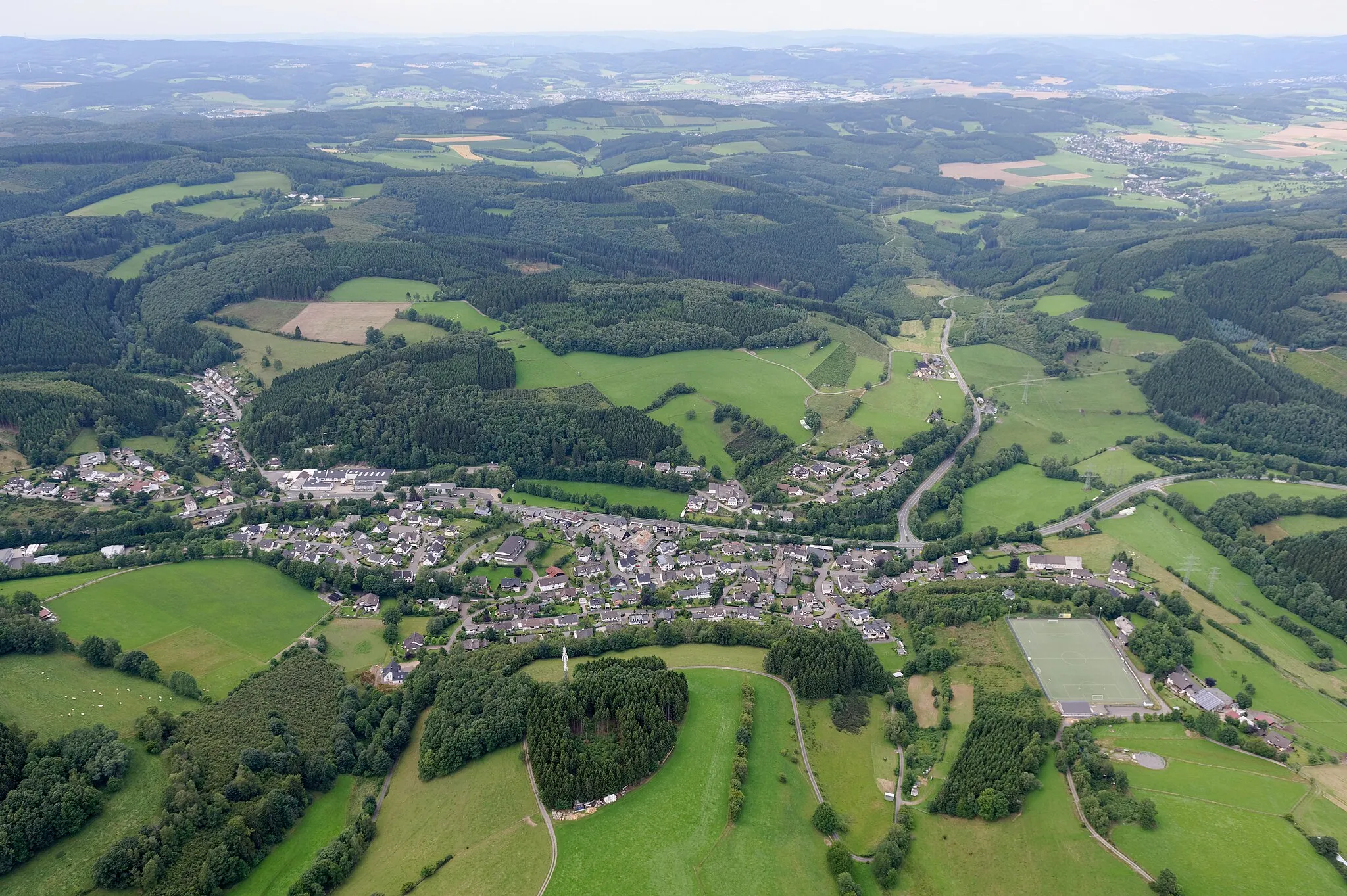 Photo showing: Olper Ortsteil Oberveischede