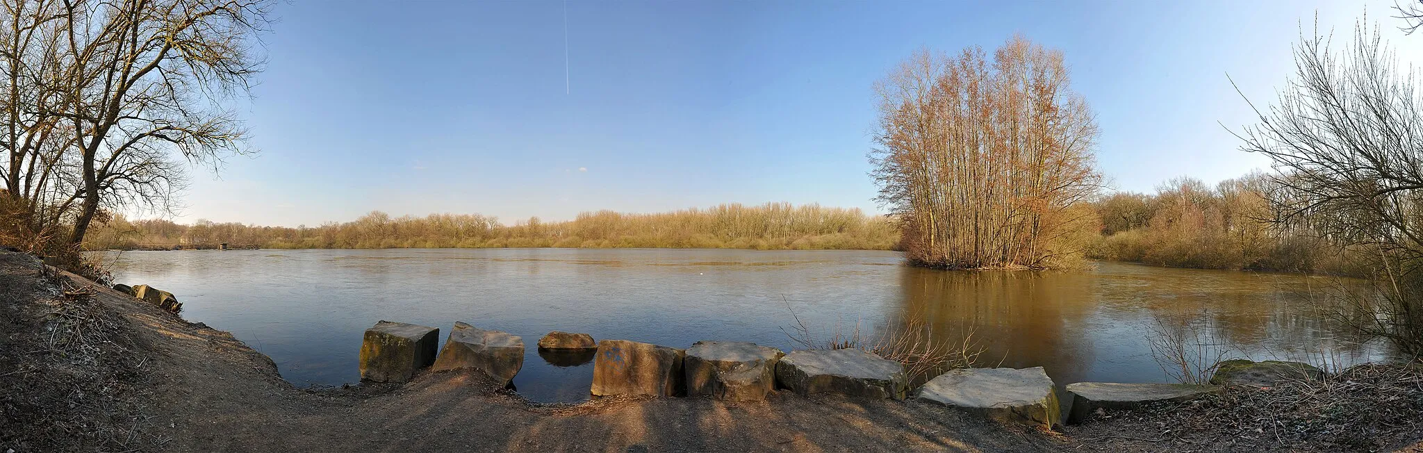 Photo showing: Naturschutzgebiet Beerenbruch, Panorama Brunosee