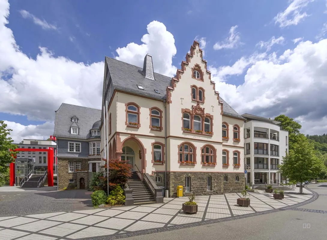 Photo showing: Betzdorf Rathaus - Historischer Bau und Anbauten