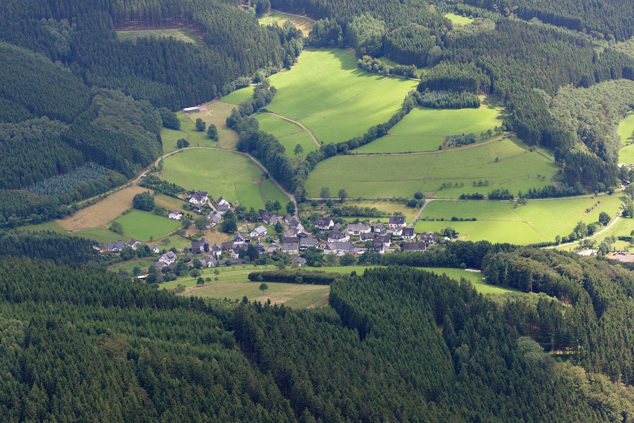 Photo showing: Milchenbach, Blick Richtung Süden